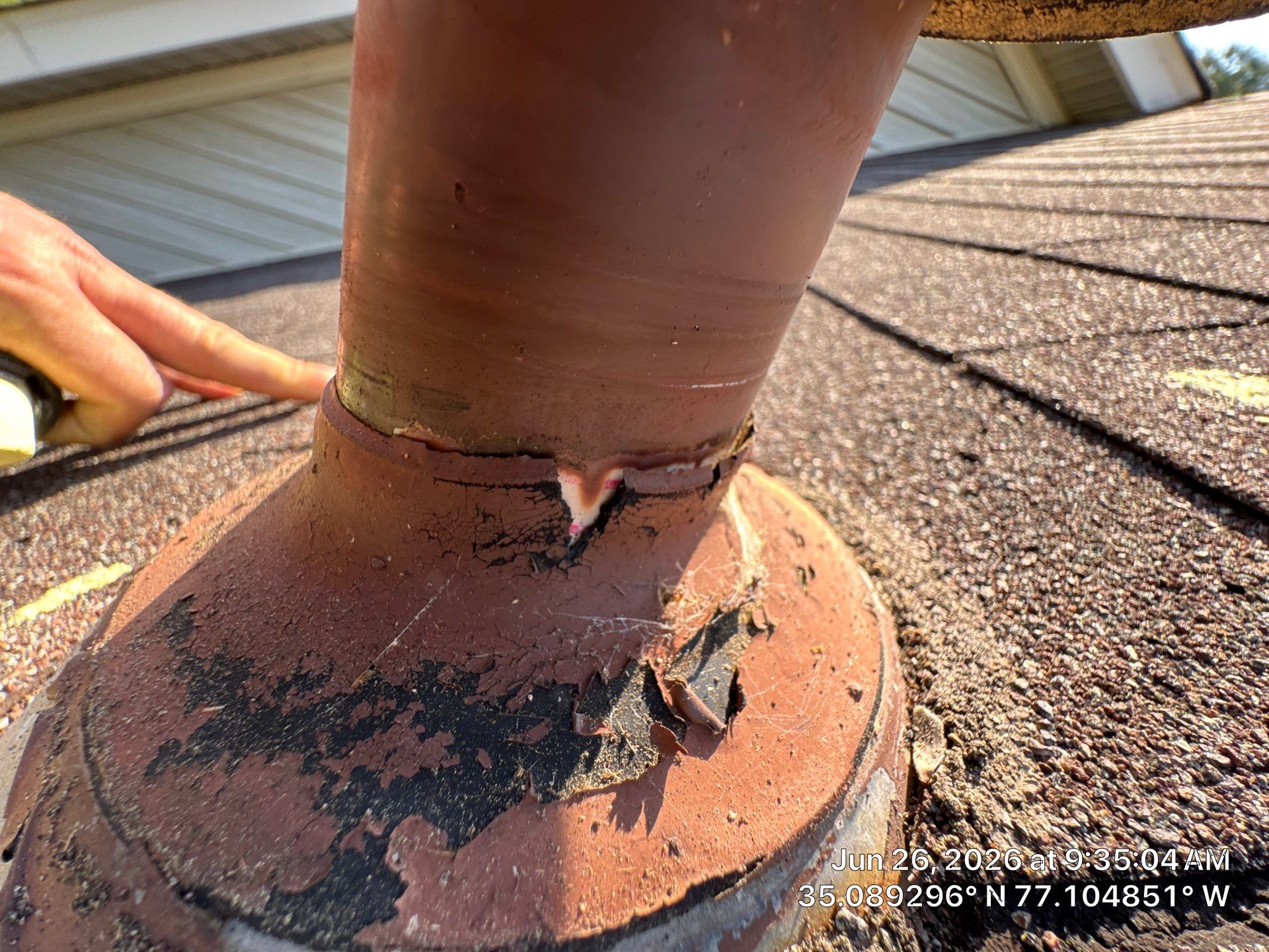 Professional Roof Inspection Report for Real Estate Transaction in New Bern by North Carolina Roofs