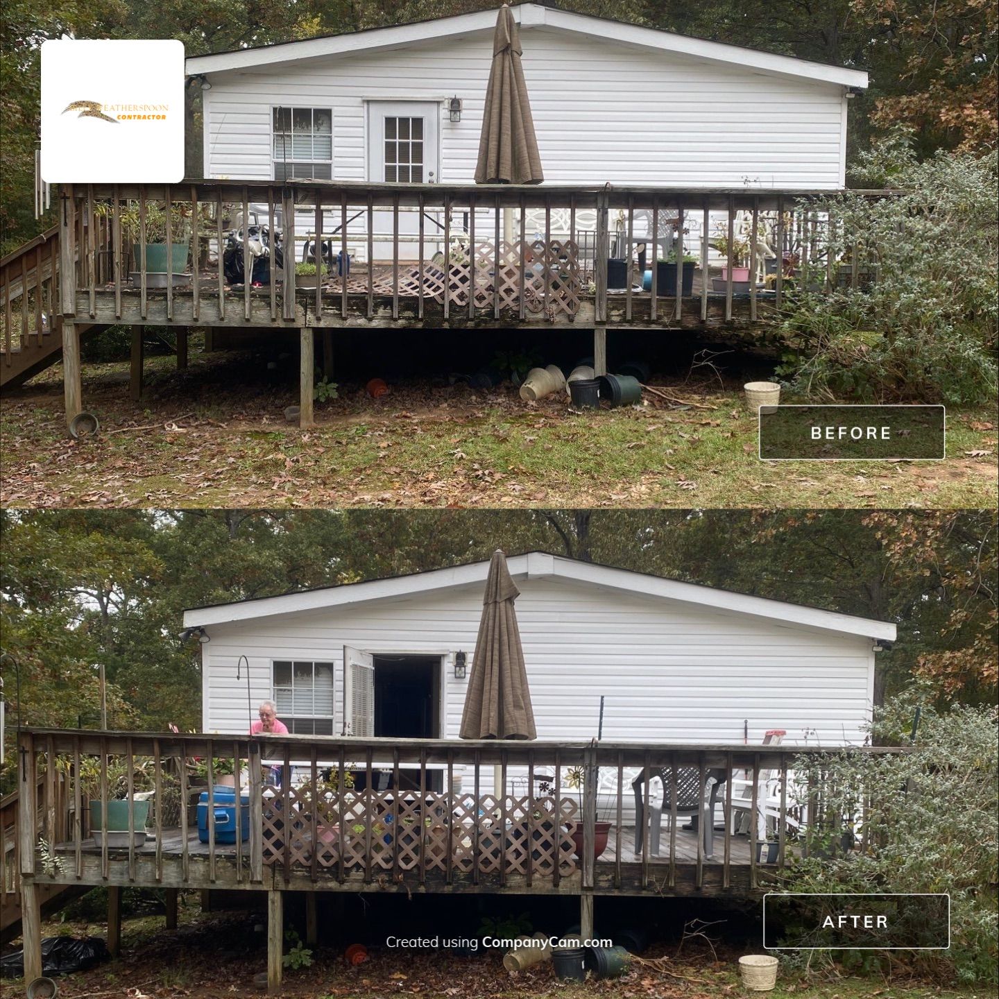 Deck Rebuild by Billy Weatherspoon Contractor