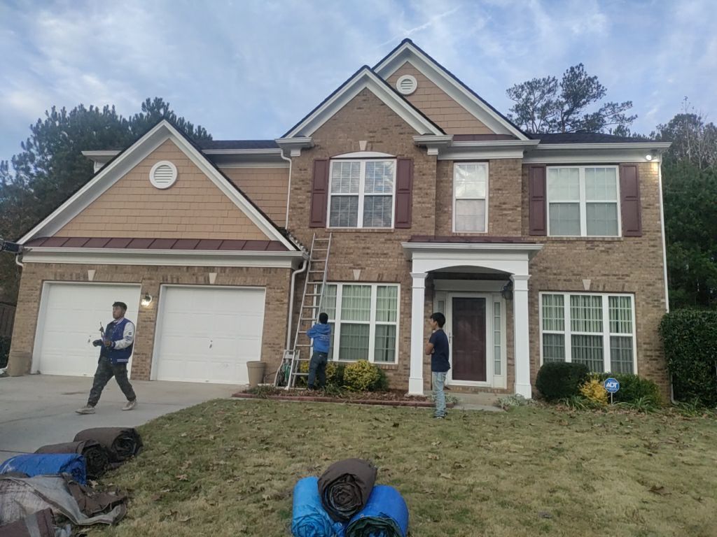 Residential Roofing Installation using Timberline HDZ Hickory  by Inspector Roofing and Restoration