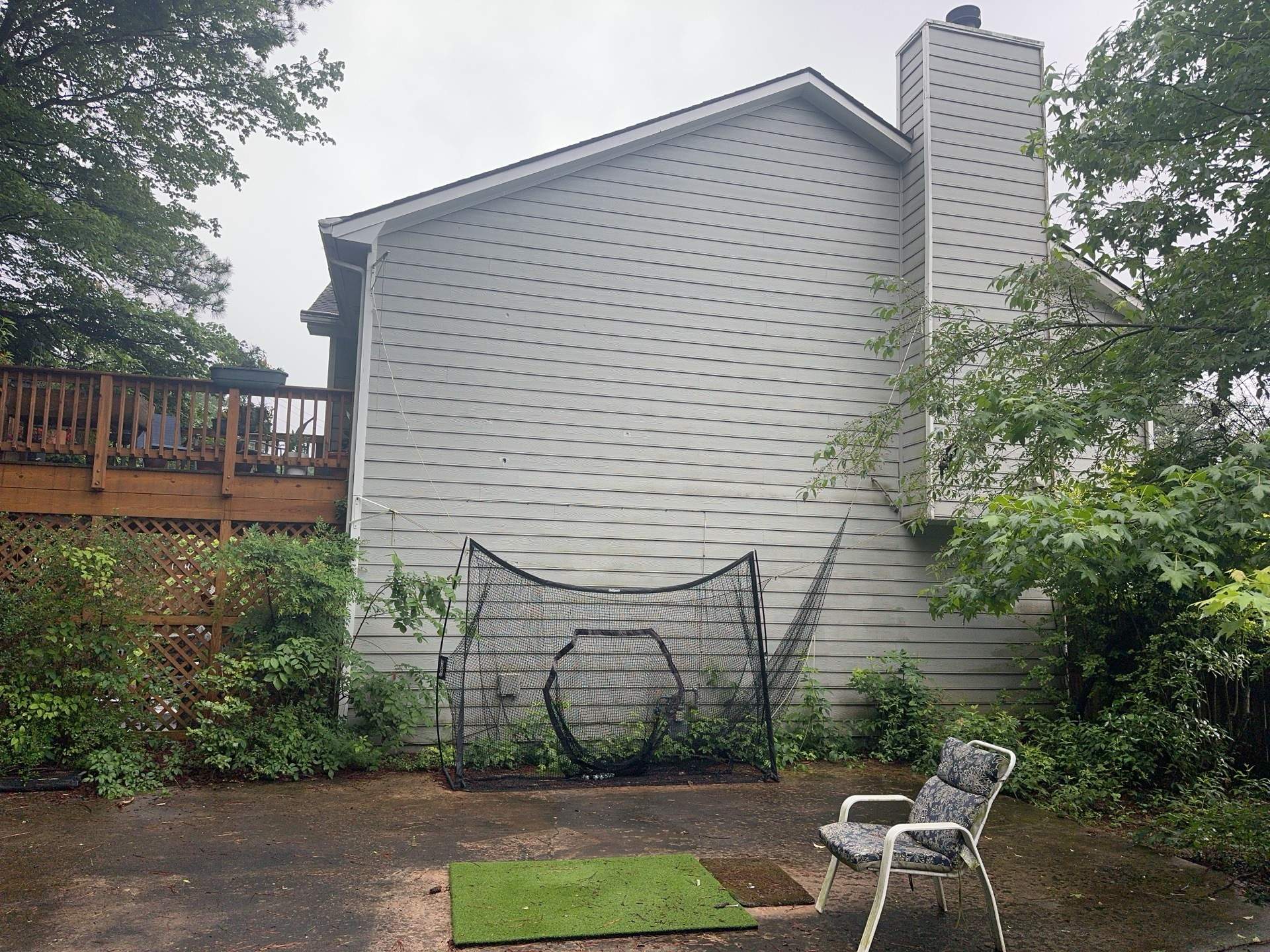 Alpharetta, GA Partial Siding Replacement, Porch Stain, and Exterior Painting by Nelson Exteriors 