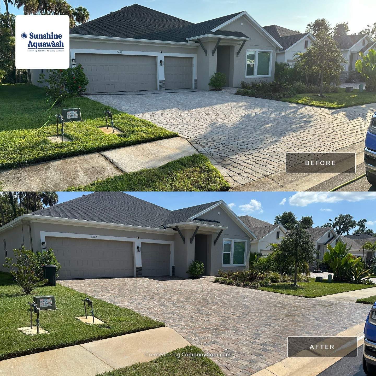 🏡 Complete Exterior Cleaning – Trevesta Community, Palmetto, FL by Sunshine AquaWash