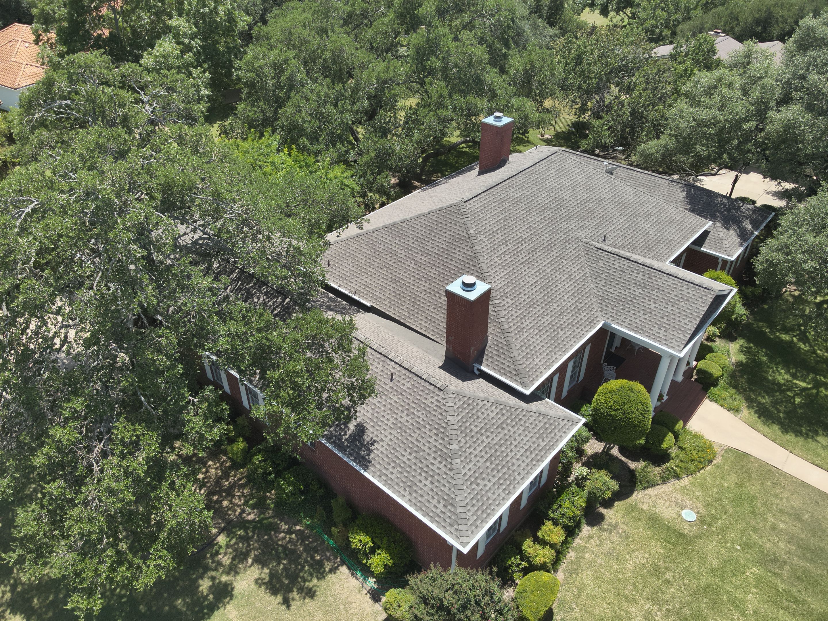 Residential Roof Replacement using GAF - HDZ - Weathered Wood by Action Exteriors