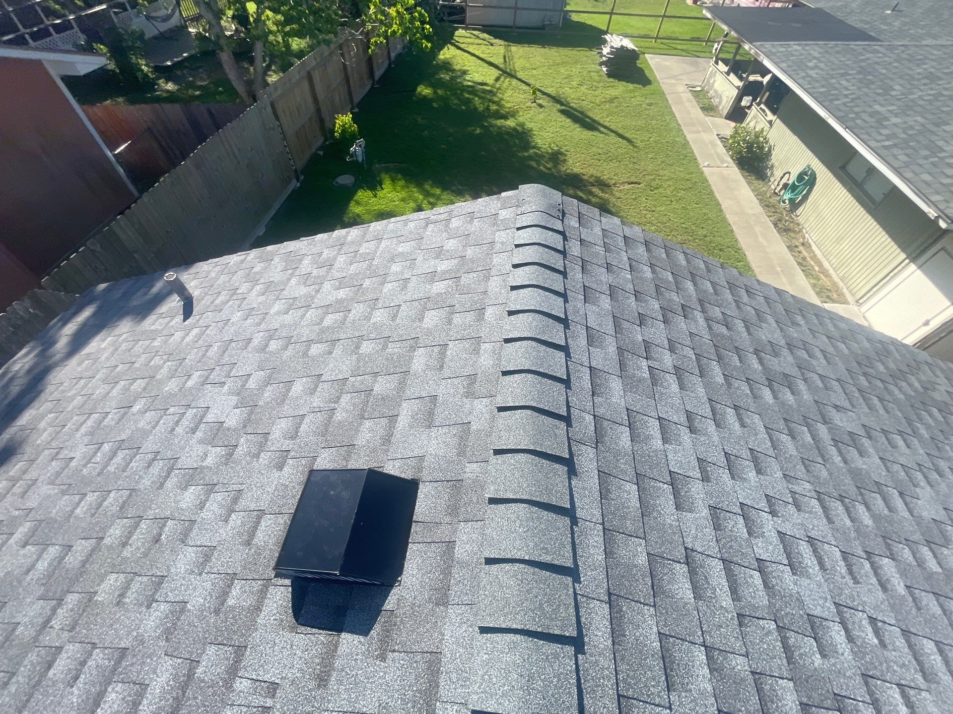 Residential Roofing Installation using GAF HDZ Pewter Grey by Lighthouse Roofing