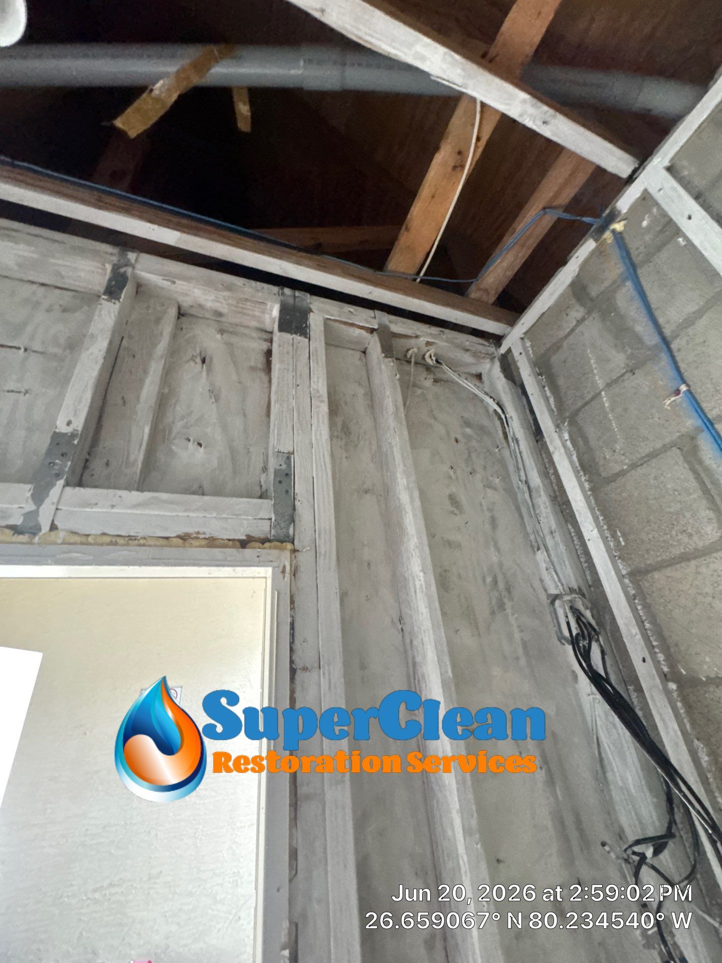 Mold Remediation and Interior Structural Drying in Wellington, Florida by SuperClean