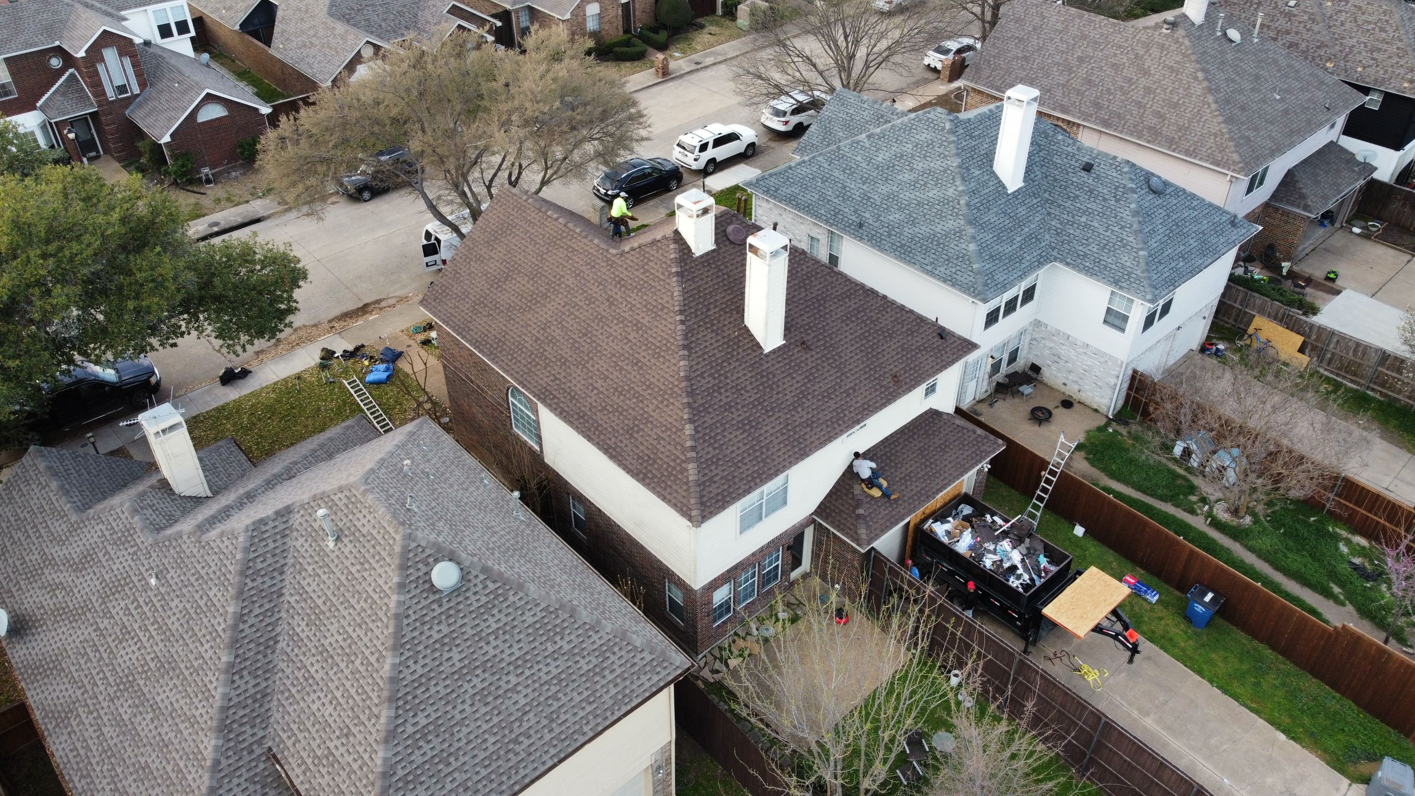 Project in Dallas by Zeus Exteriors