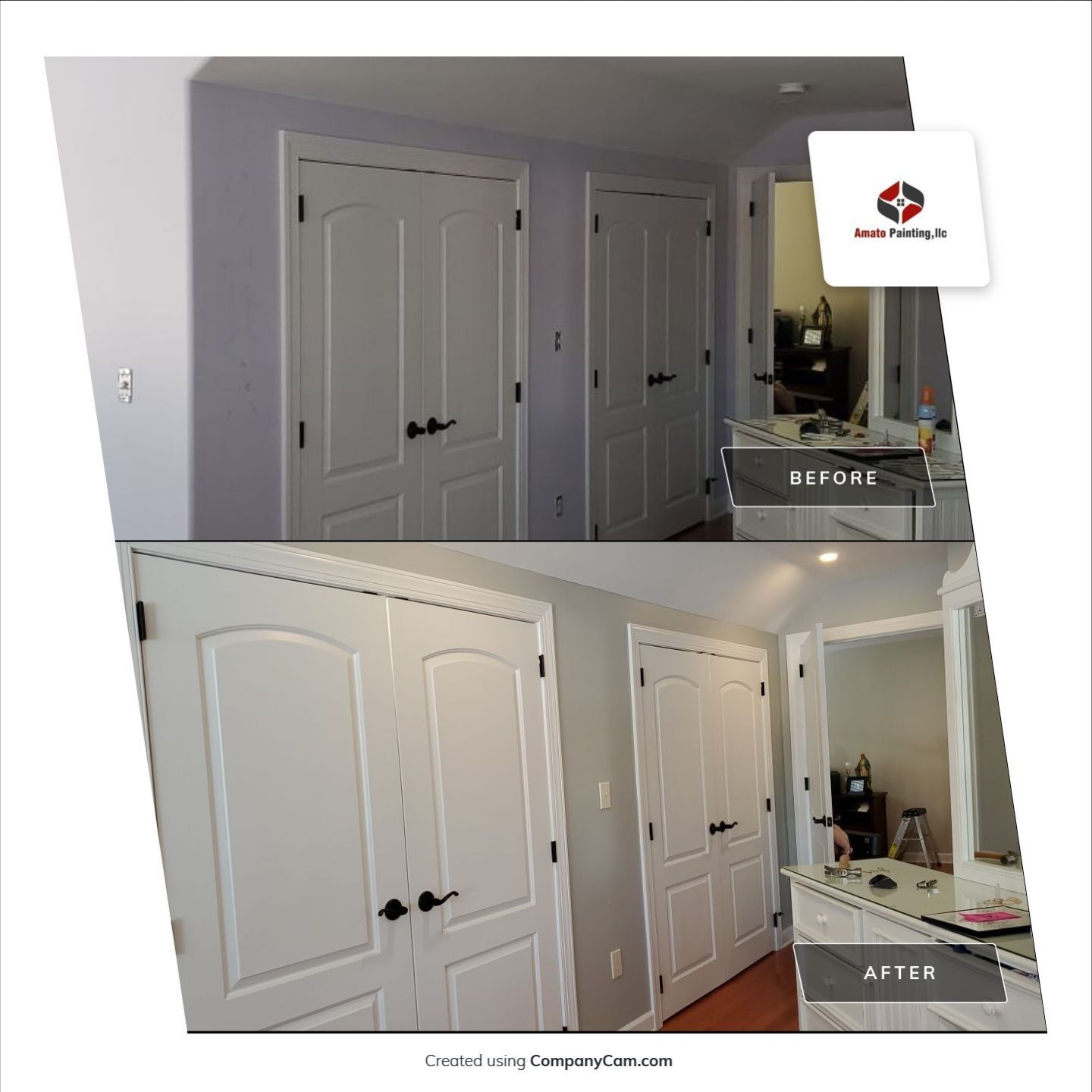 High End Kitchen Cabinet Painting by Ryan Amato Painting LLC and Lehigh Valley Epoxy