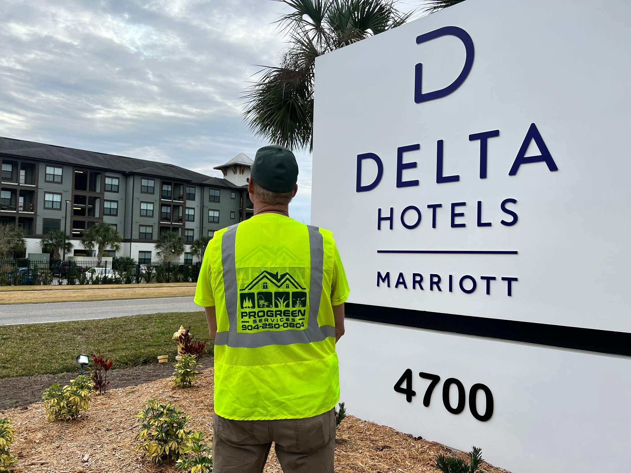 Landscape Install | Marriott Hotel by ProGreen Services