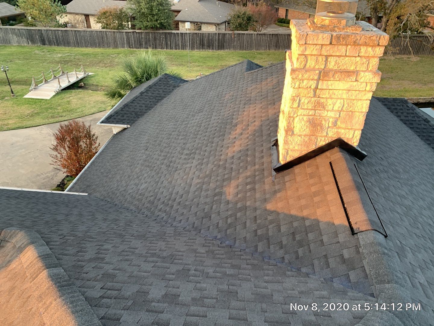 Huge Estate - Residential Roofing Installation using GAF Timberline HDZ Shingle System by First United Roofing & Construction