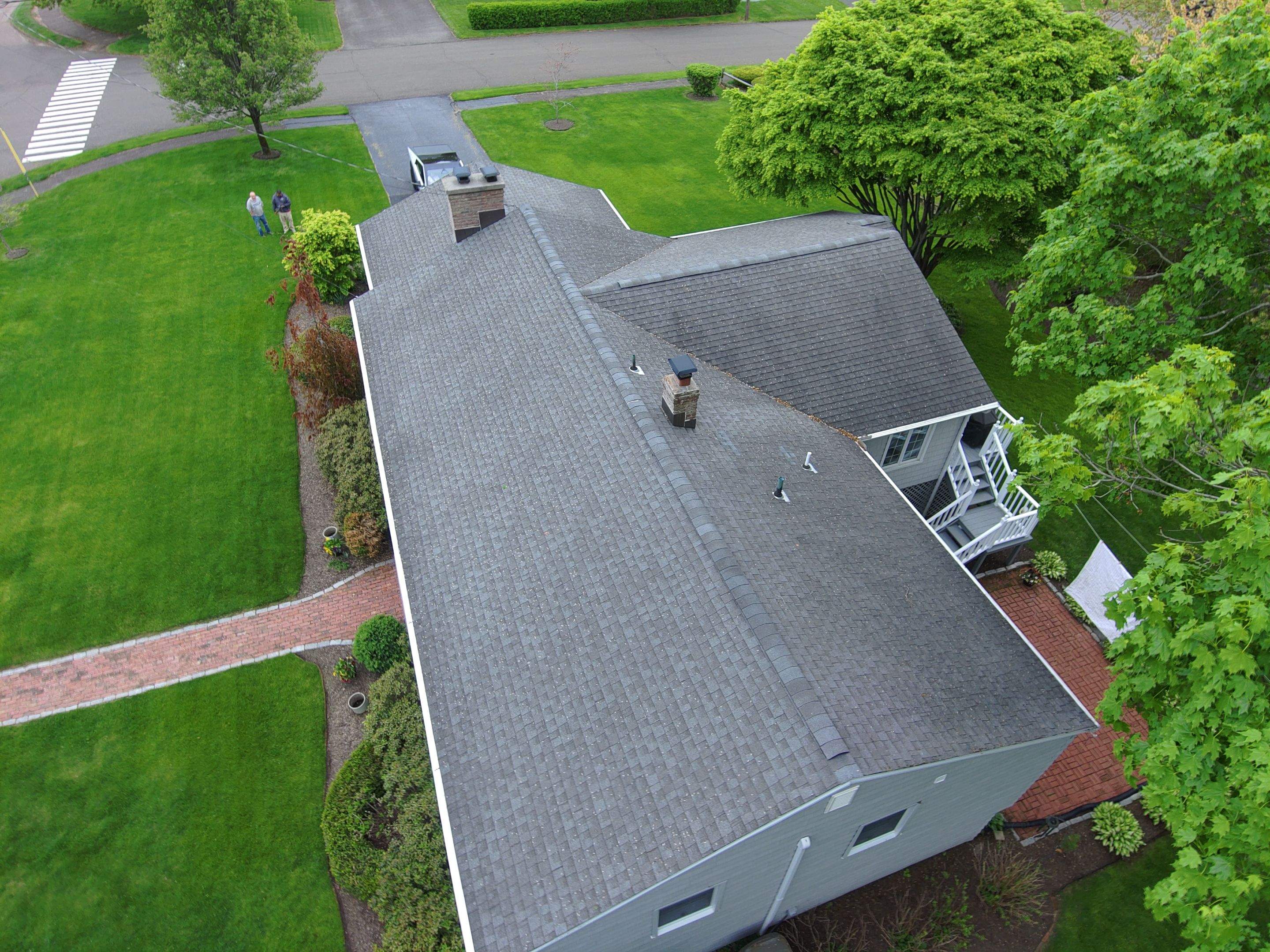 Residential Roof Replacement and Shingle Installation in North Haven by A Plus Exterior