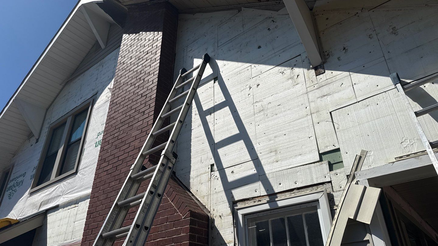 Siding Replacement using Alside Charter Oak D4.5" Deep Moss by 180 Contractors