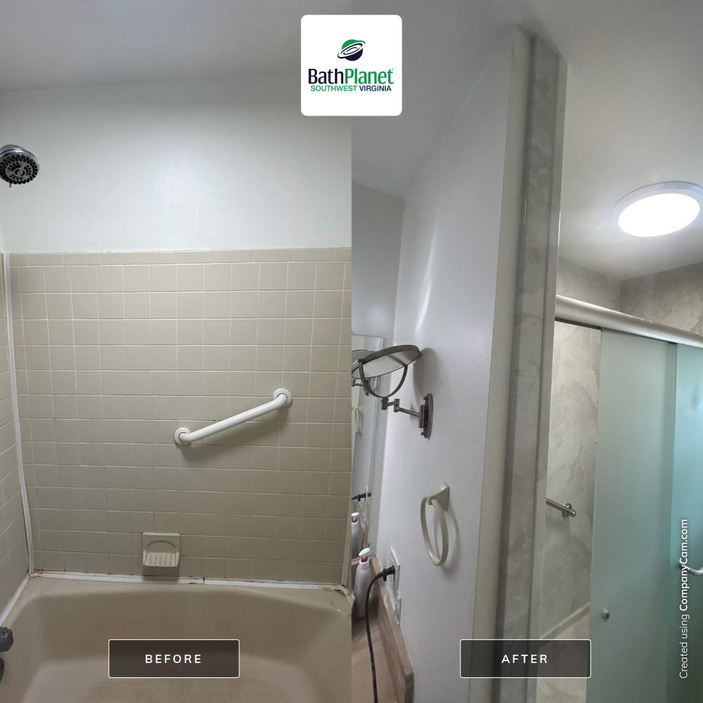 Tub to Shower by BathPlanet SW Virginia