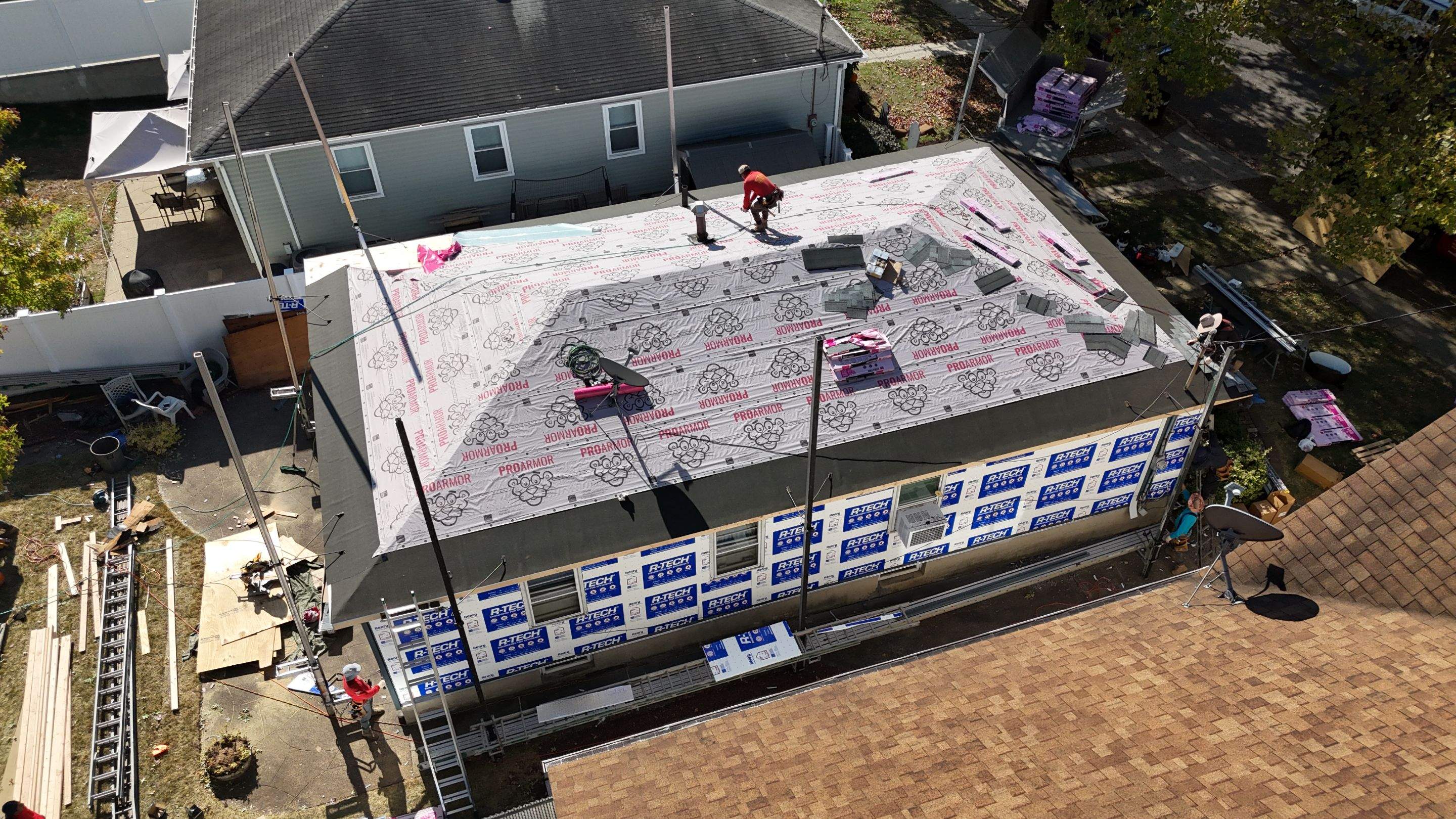 Full Exterior Remodel Project in Staten Island, NY. by All State Home Improvement Inc.