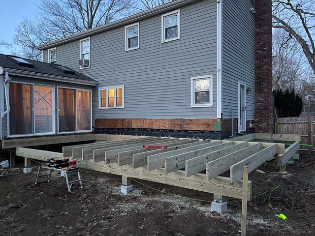 Deck and Sidin in Milford, MA by UBrothers Construction