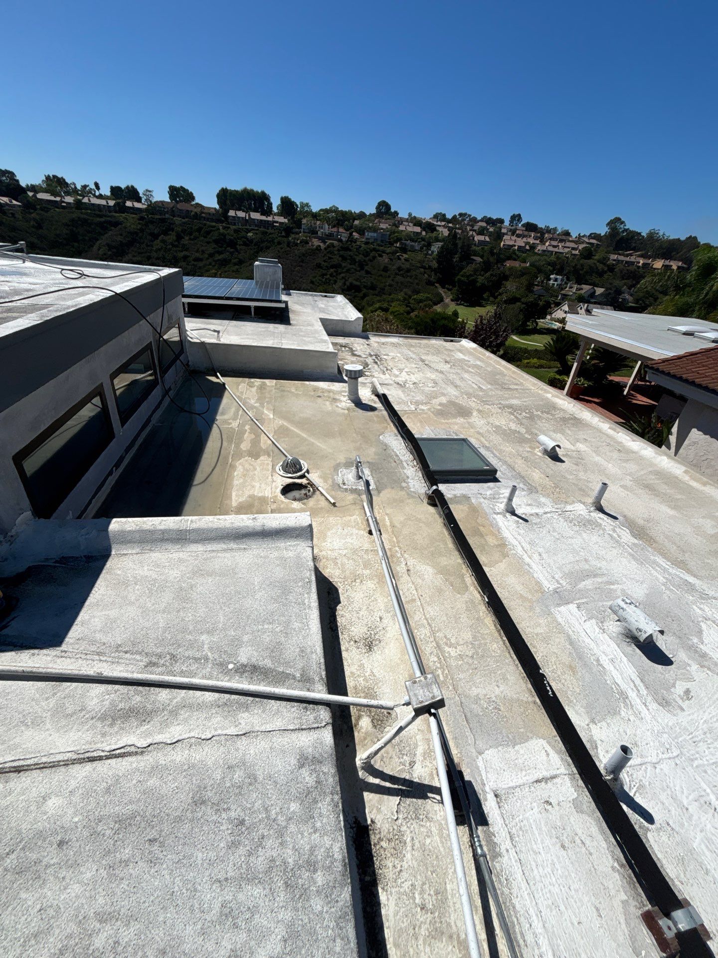 La Jolla Silicone Roof Restoration | Uniflex 20-Year Roof Coating System by Zenith Roofing Services