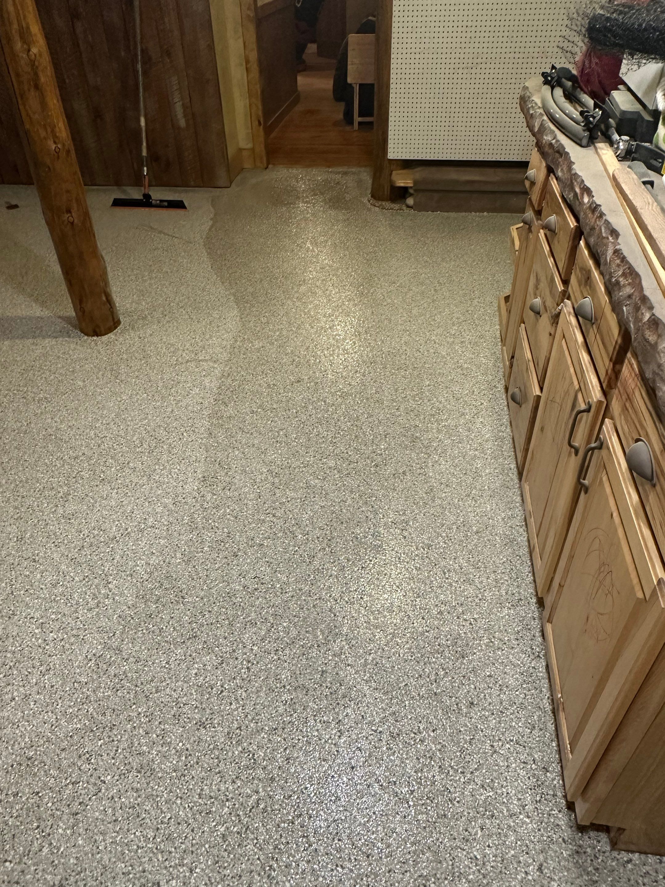 Basement Transformation using Mt Everest by Croc Coatings, LLC