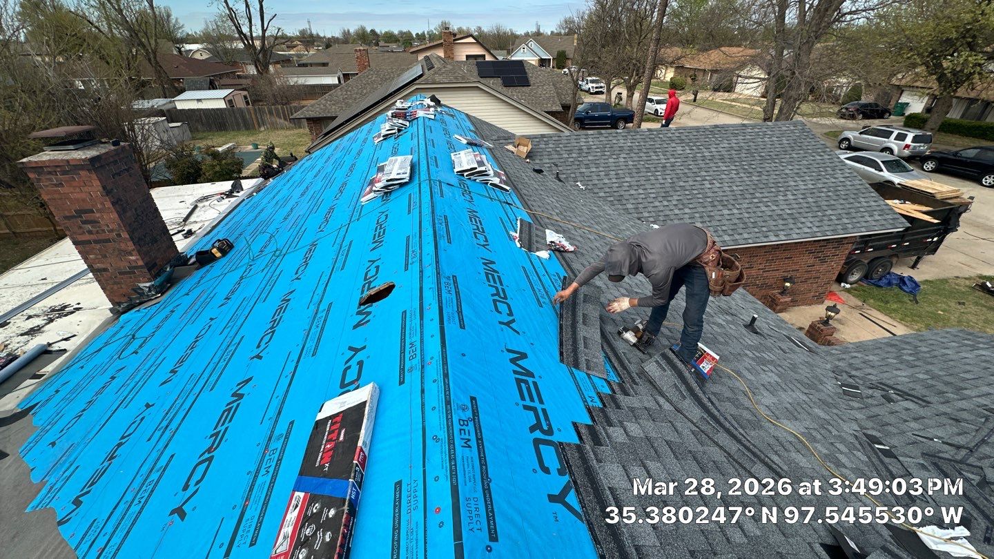 Project in Oklahoma City by Icon Roofing And Construction