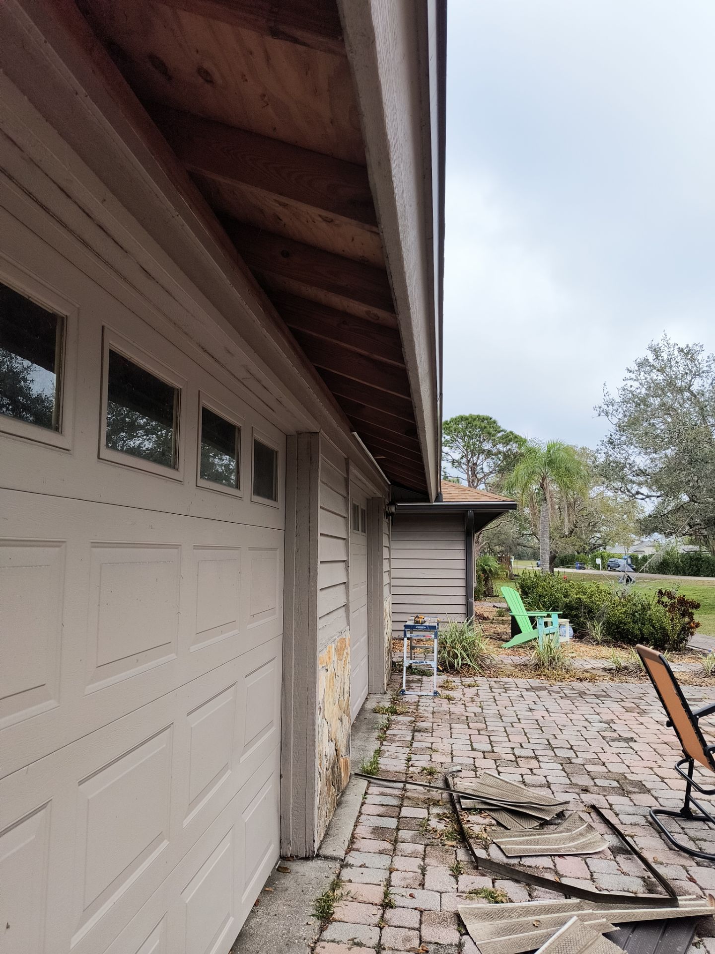 New Musket Brown Soffit Installation in Sarasota FL by Gutter Professors