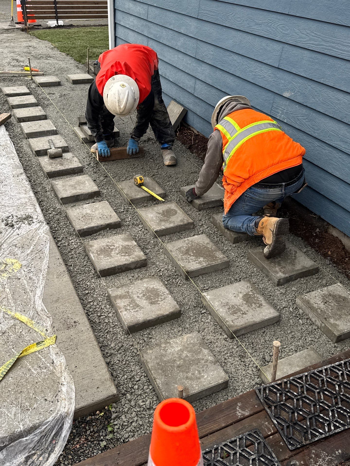Concrete Driveway & Landscaping Project | Everett by Jireh Asphalt & Concrete Inc 