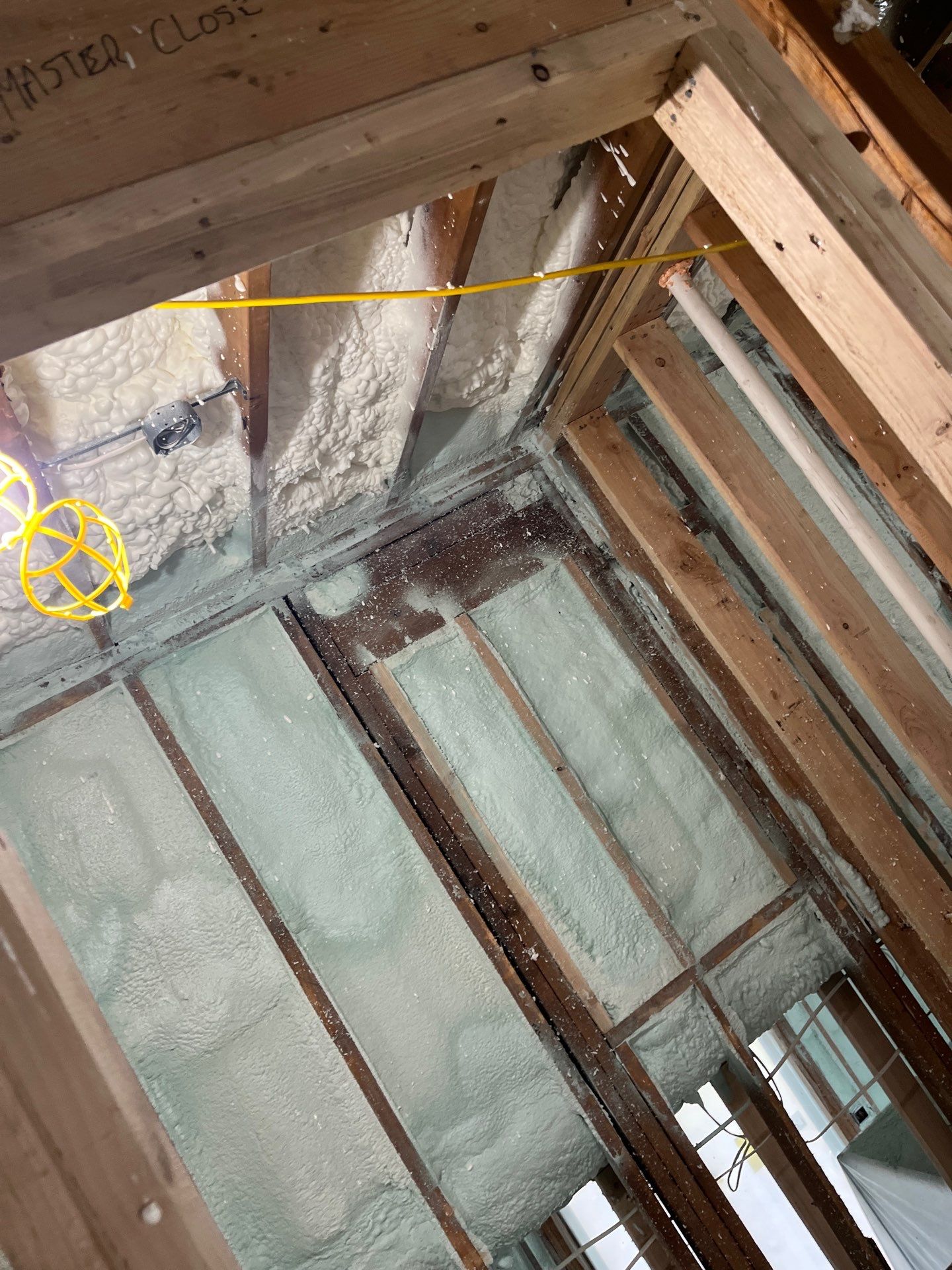 Basement Exterior Walls using Closed Cell Spray Foam by NYS Foam & Energy