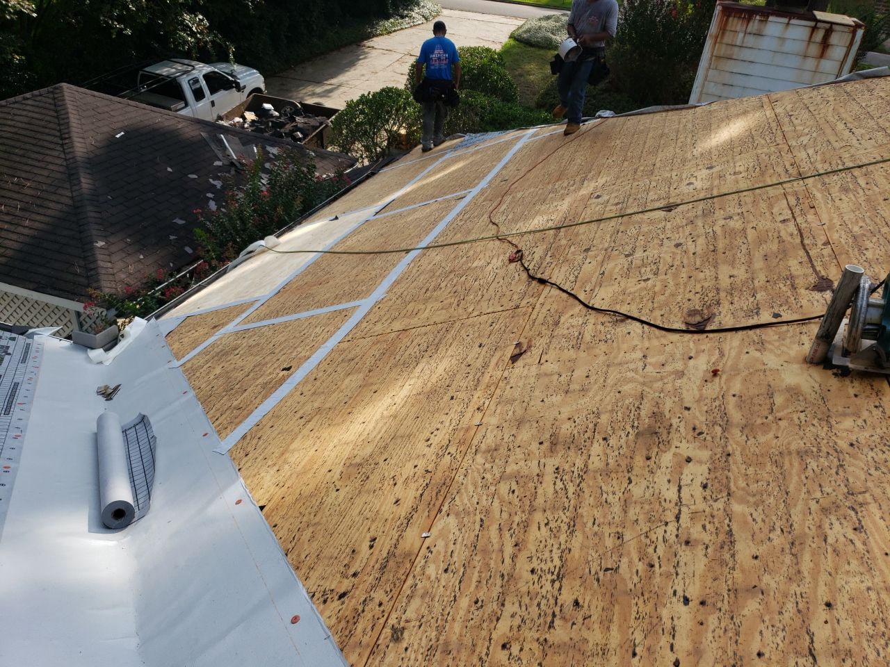 Residential Roofing Installation using Roof Replacement by American Roofing & Construction LLC