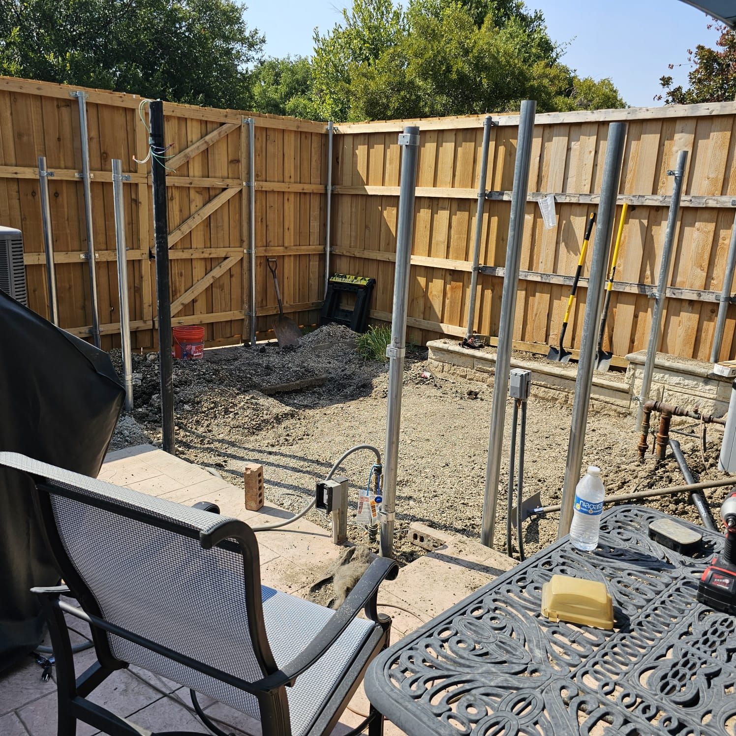 Fence & Concrete Patio by EL-GC LLC 