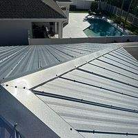 26ga 5V Crimp Mill Finish by Total Roofing System The Metal Roof Experts