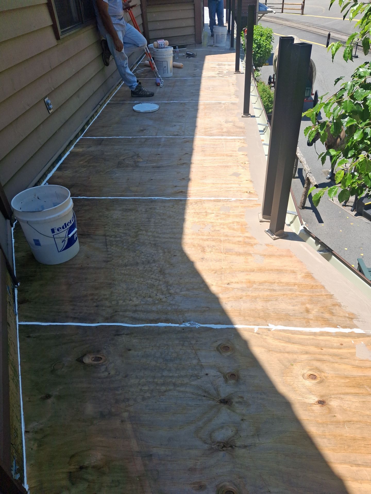 Tweetsie Railroad Balcony by Omnia Roofing