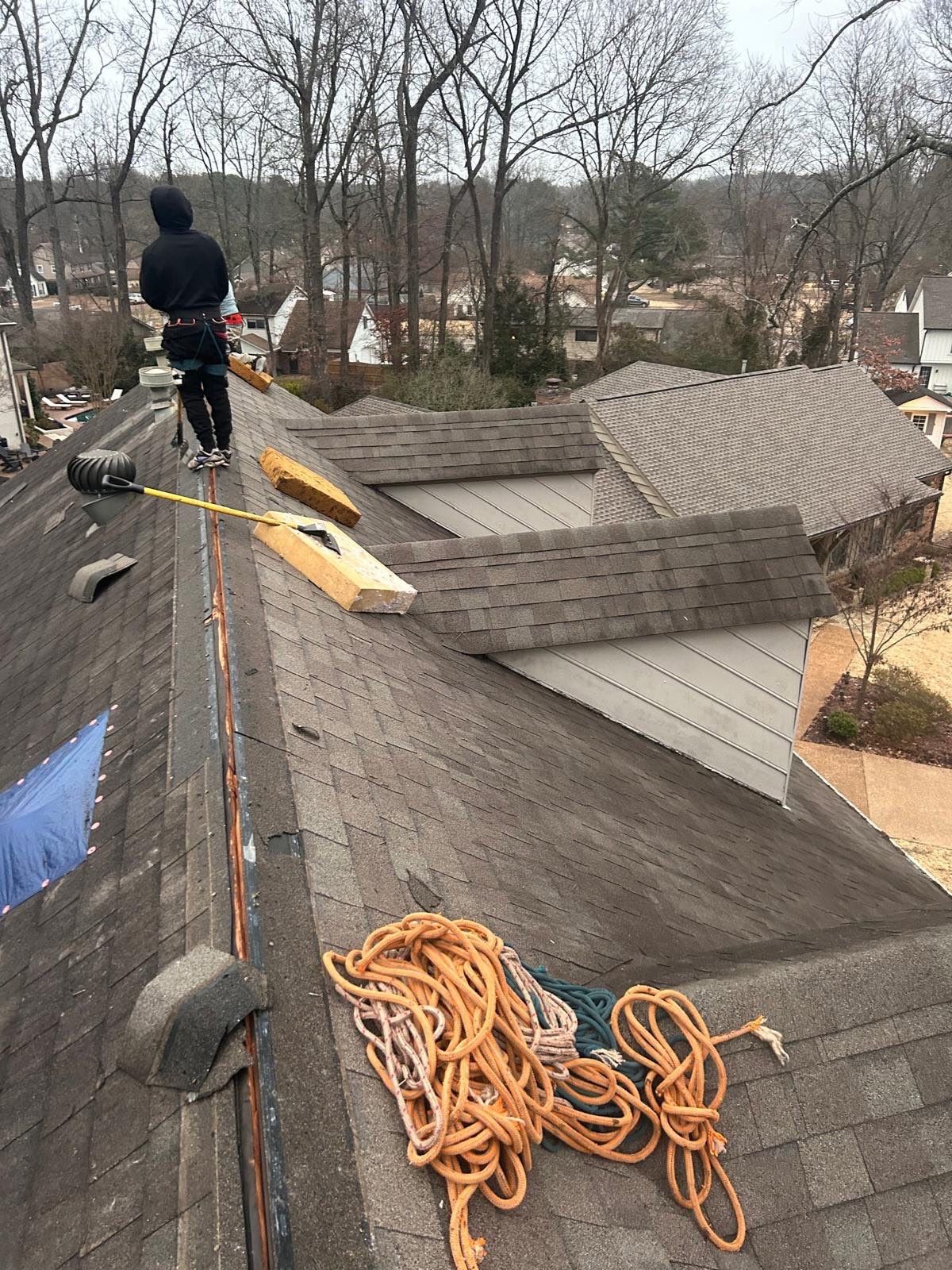 Germantown Roof Replacement Featuring GAF Timberline HD Shingles by Revival Roofing Services