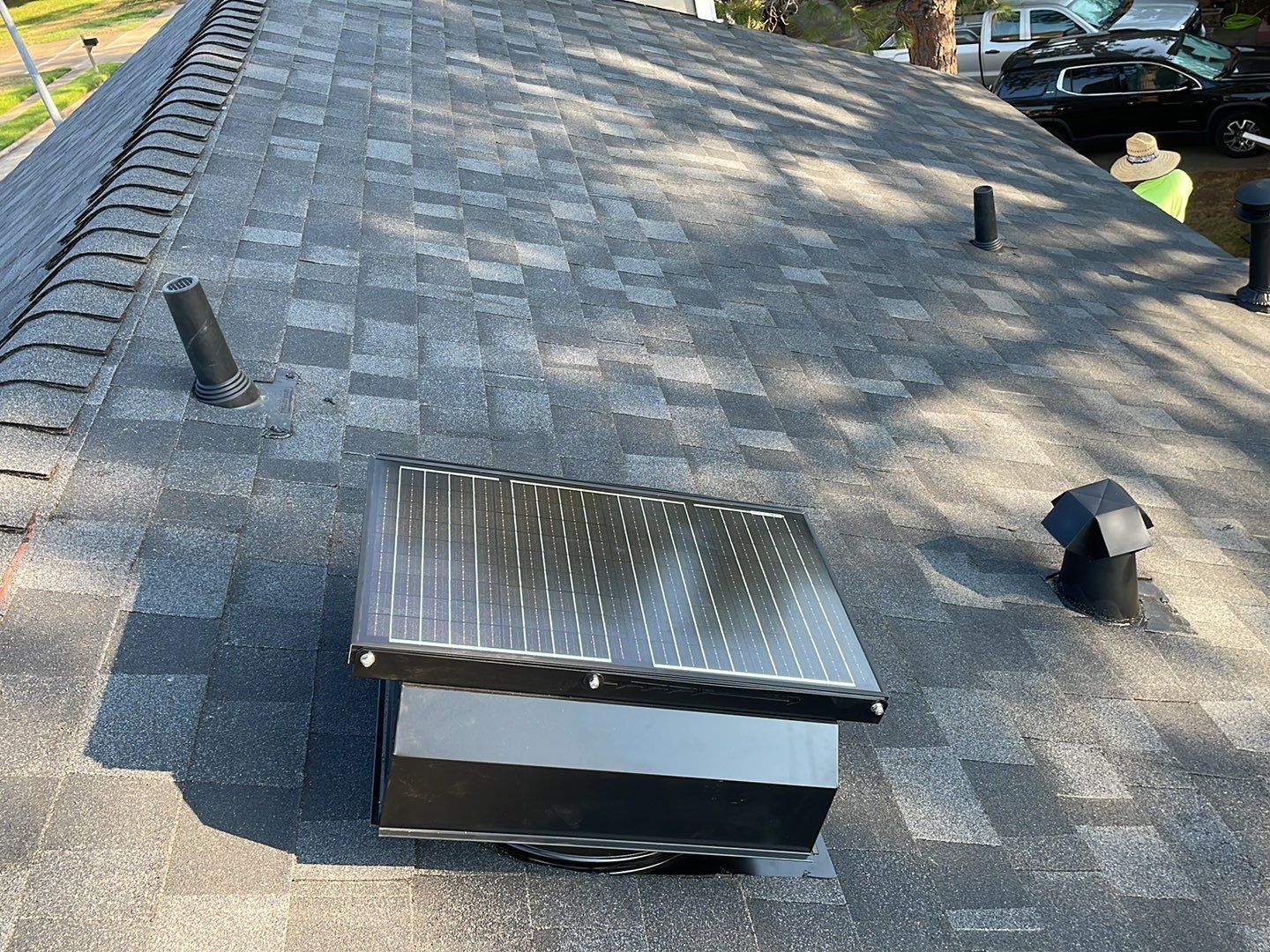 Customer approved through HOAIC to replace roof, paint trim, and repair window damage. by Roof Repair Company