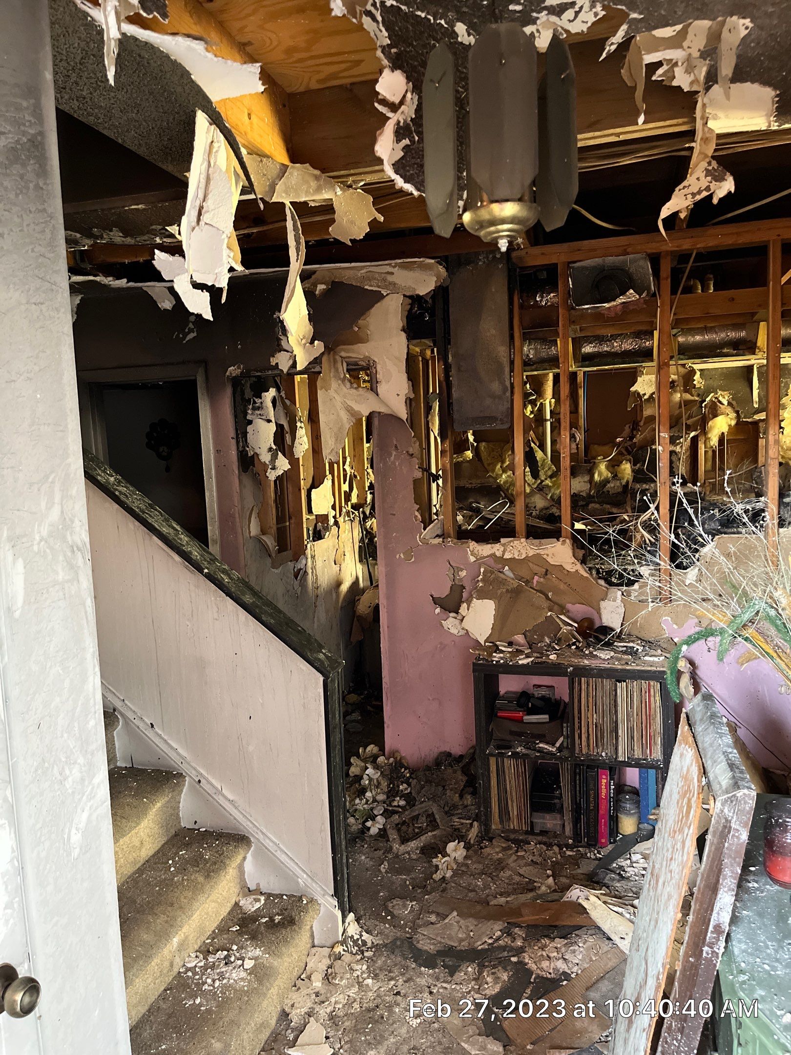 Fire Loss with Asbestos Abatement by EAS Environmental, LLC.