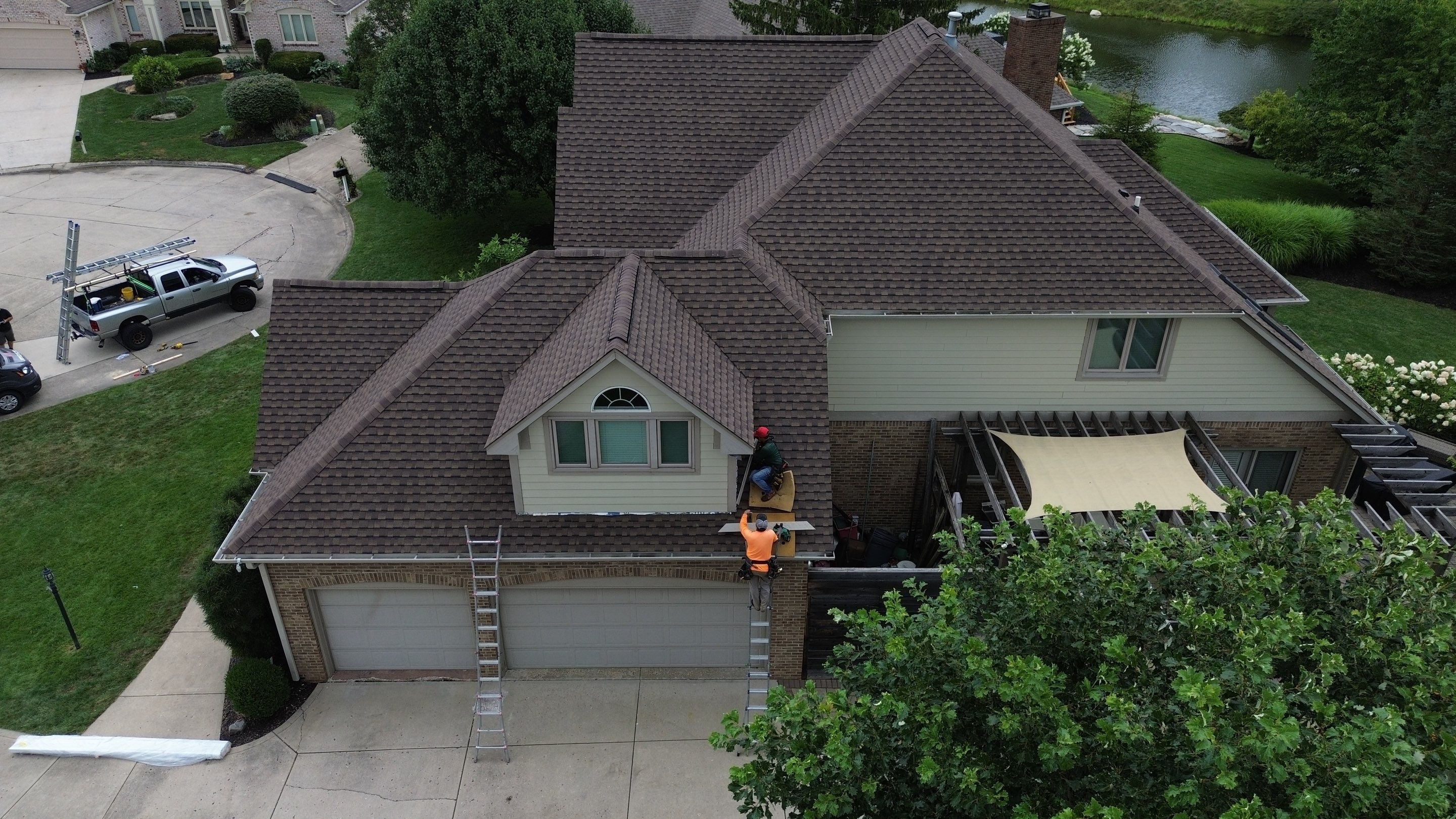 Project in Indianapolis by Moss Roofing