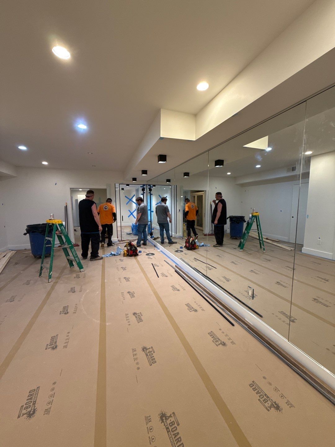 Basement Finishing Project with Home Gym and Sauna in Prospect by Authentic Carpentry