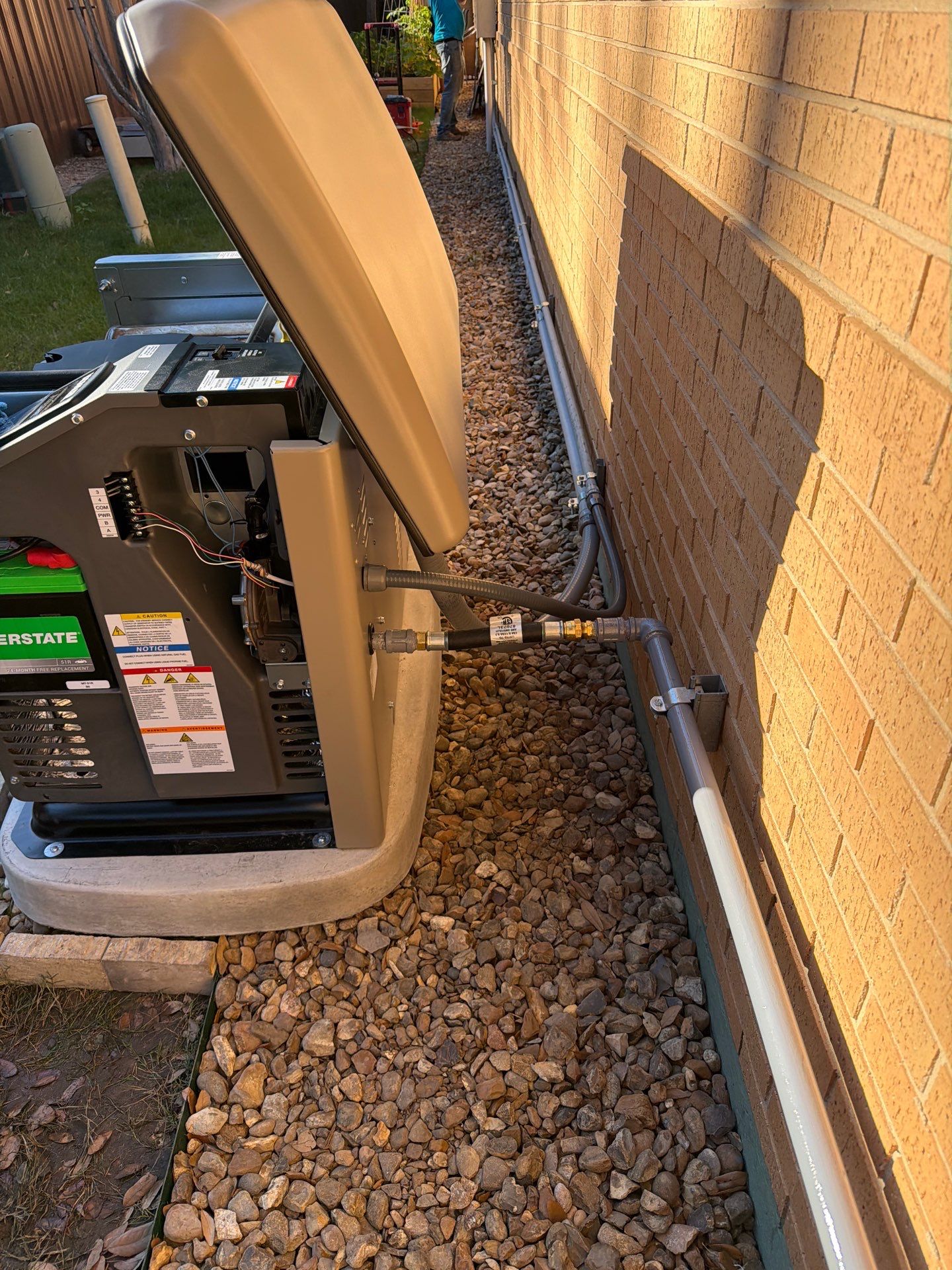 Residential Kohler Standby Generator and 200 Amp ATS Installation in Houston by GenTex Elite Services