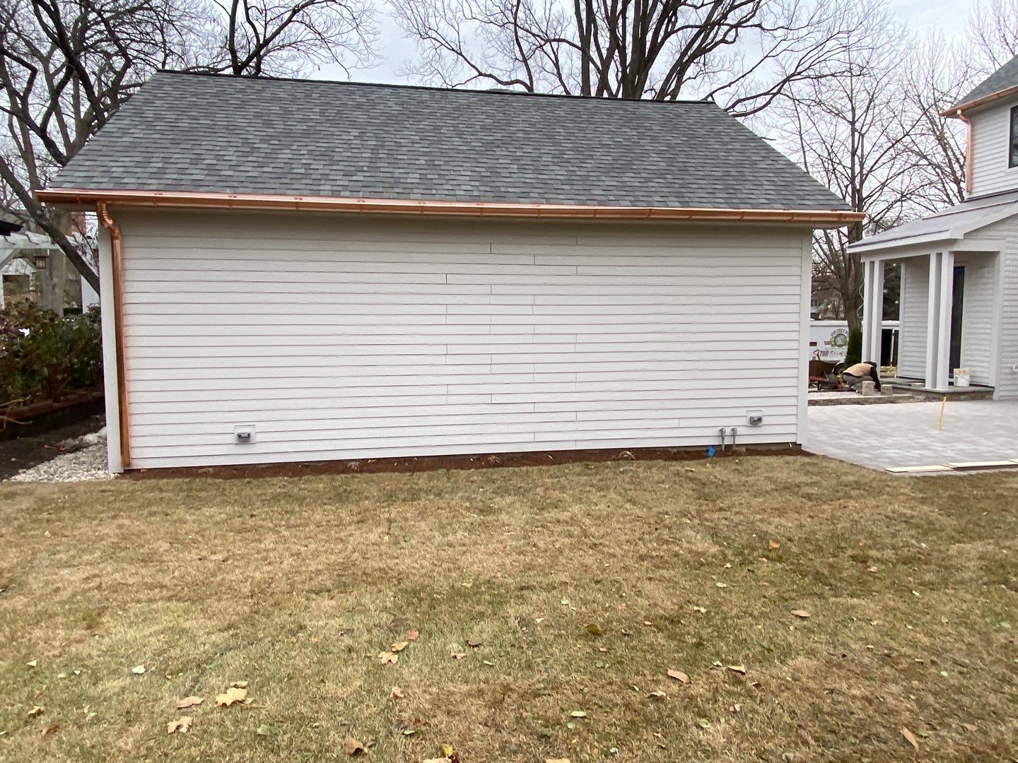 New Home Construction using Fiber Cement by Style Exteriors by Corley