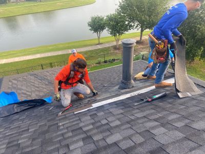 Residential Roofing Repair using Owen's Corning Duration (Lifetime) Shingles