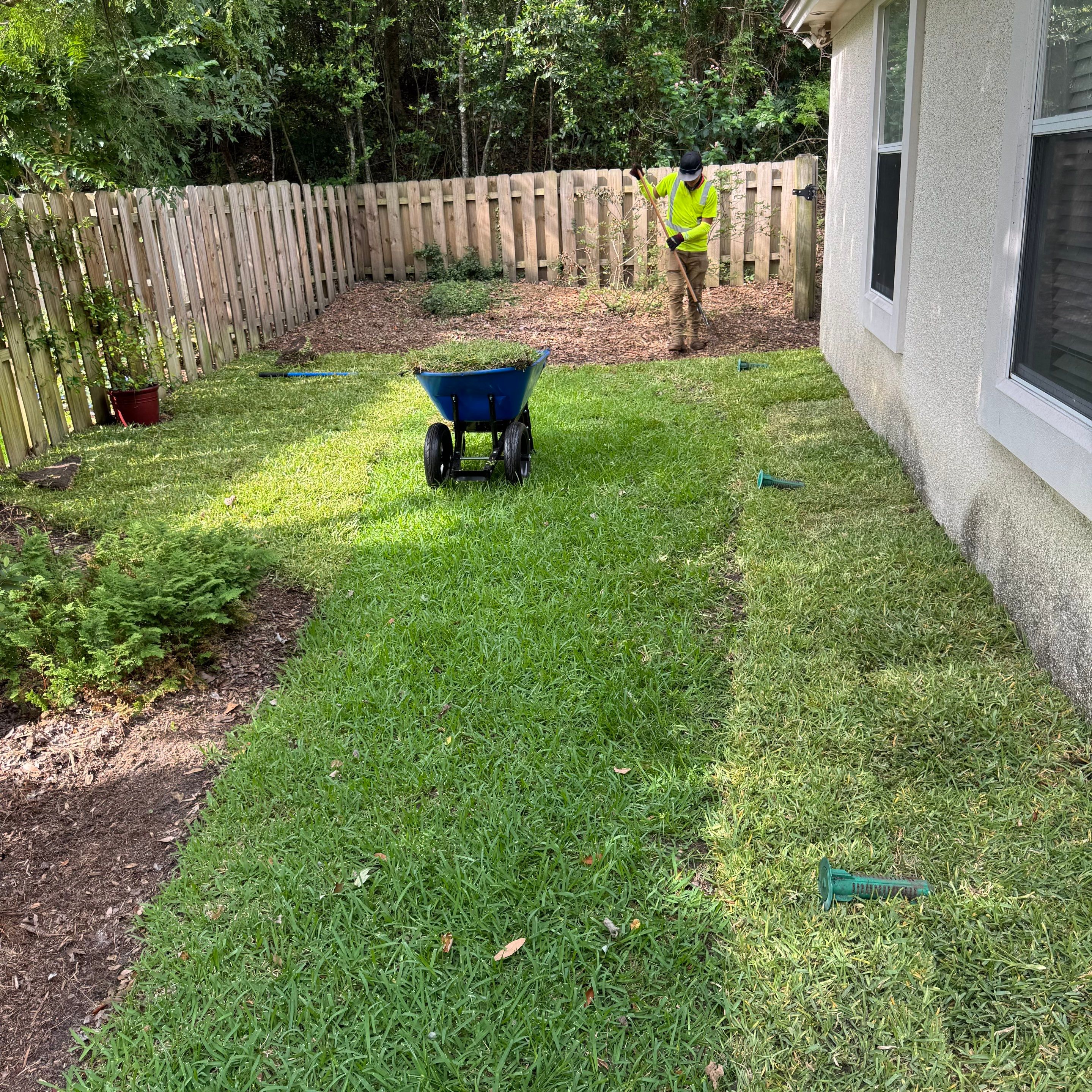 Deerwood Resident | Tree Trimming & Sod Install by ProGreen Services