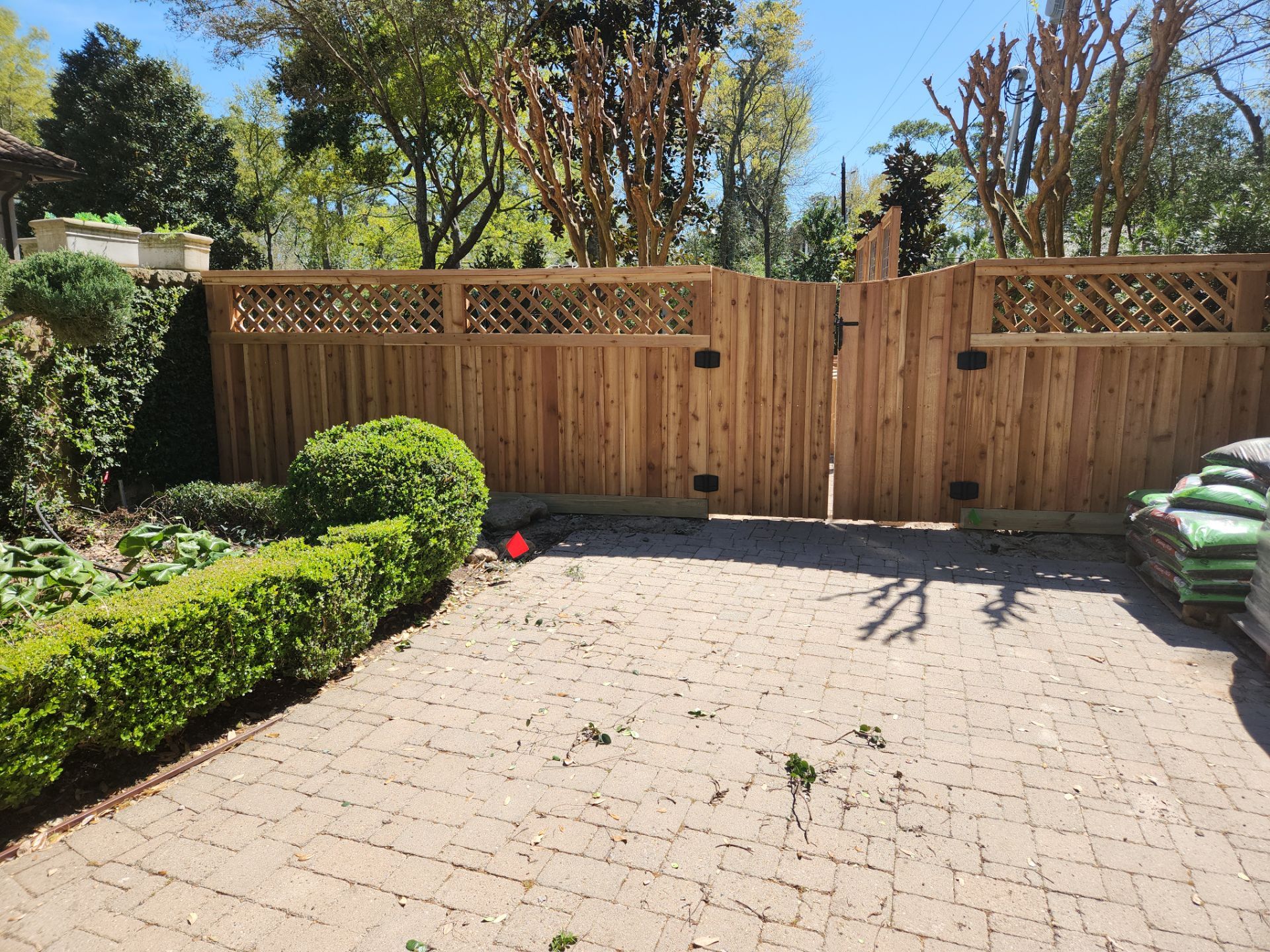 Premium Privacy : Fence with Lattice Top by Tim's Fences