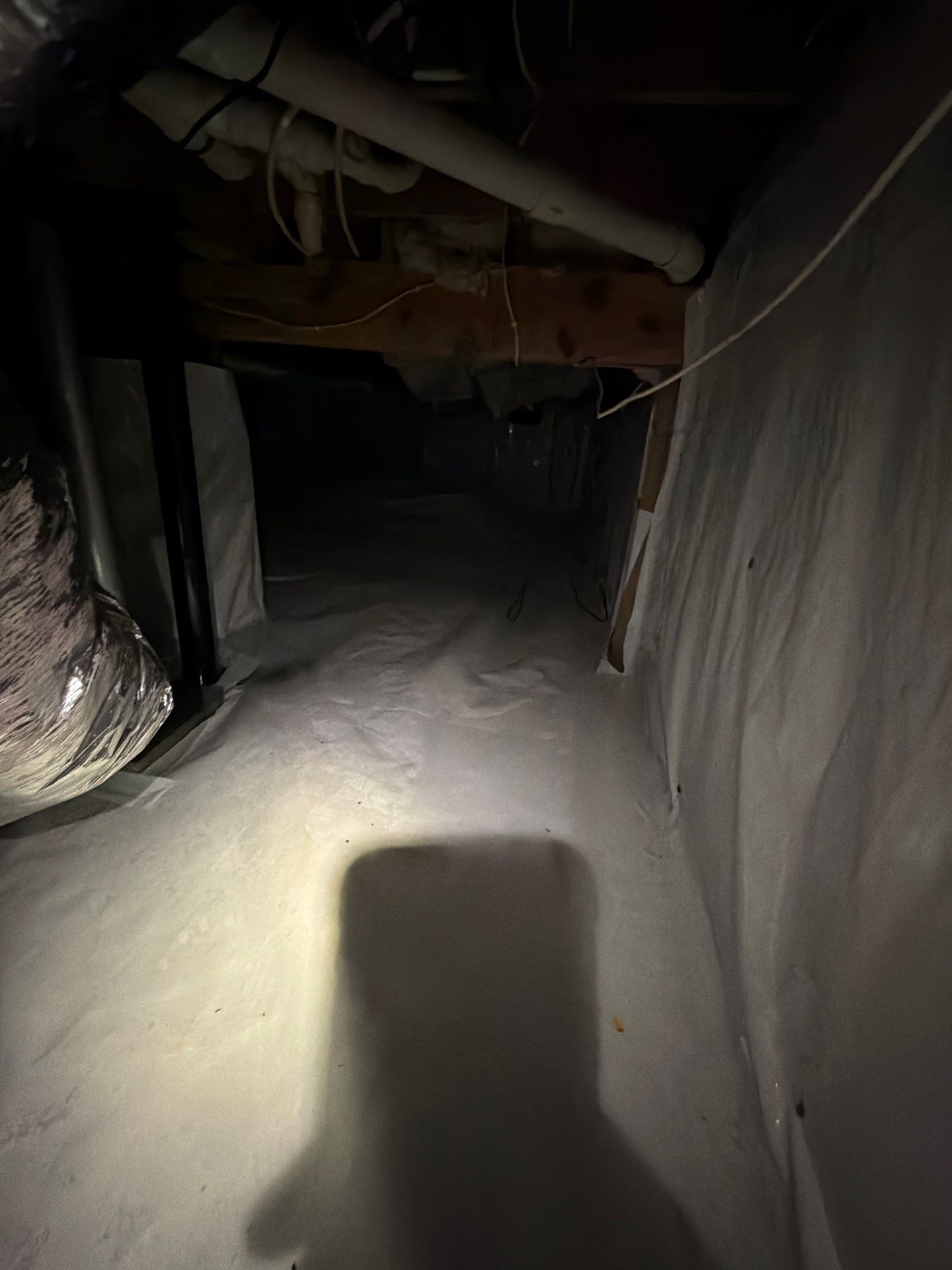 Alpharetta Crawlspace Water Damage Restoration with Vapor Barrier Installation by Restoration Damage Pros of Atlanta