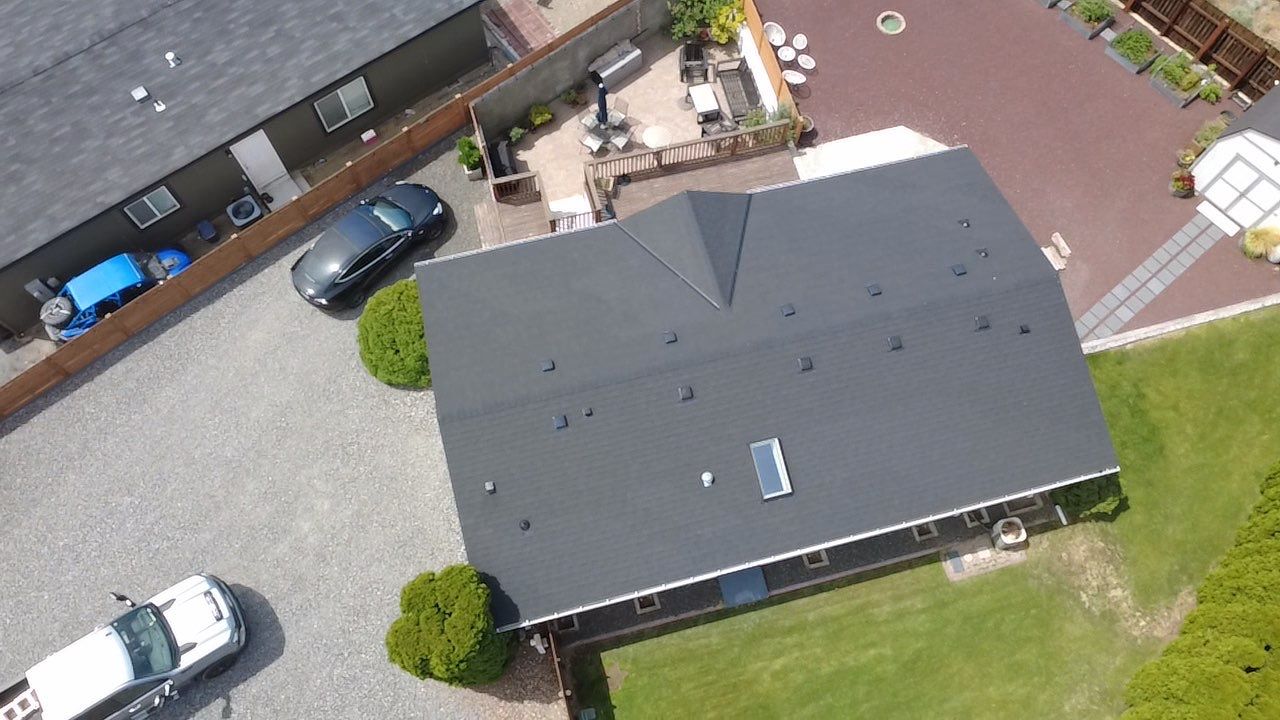 Residential Roof Replacement with Architectural Shingles and Skylight in Date Place Mattawa, WA 99349 The Denali System - 5-Star SureStart PLUS Coverage - CertainTeed 50 Year Material Guarantee - CertainTeed Workmanship Guarantee: 30 Years - CertainTeed Warranty Transfer Period: 20 Years - Certainteed Landmark® Shingle - Cinder Black by Alpine Roofing