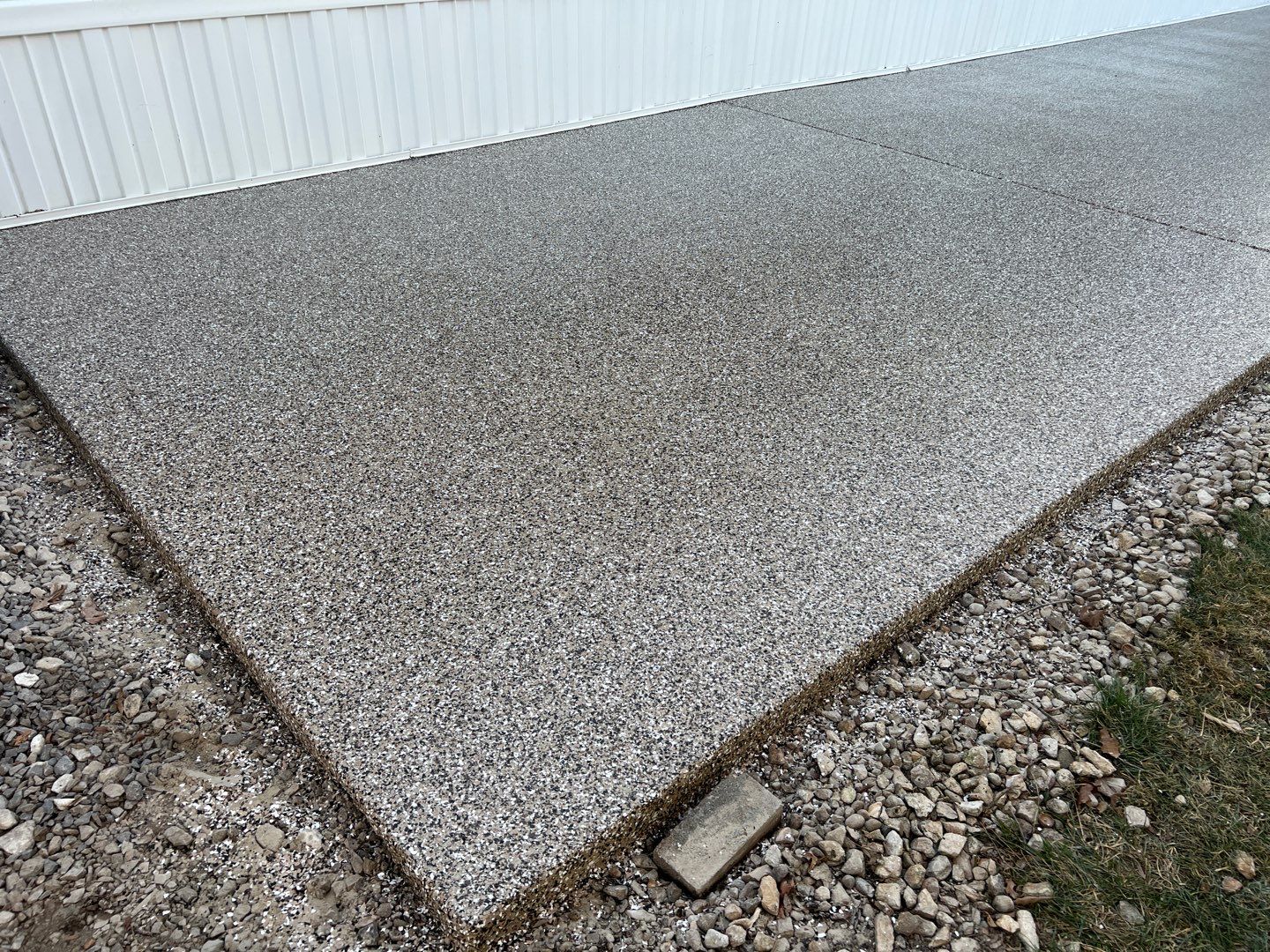 Patio Installation using Desert Sand by Your1DayFloor.com