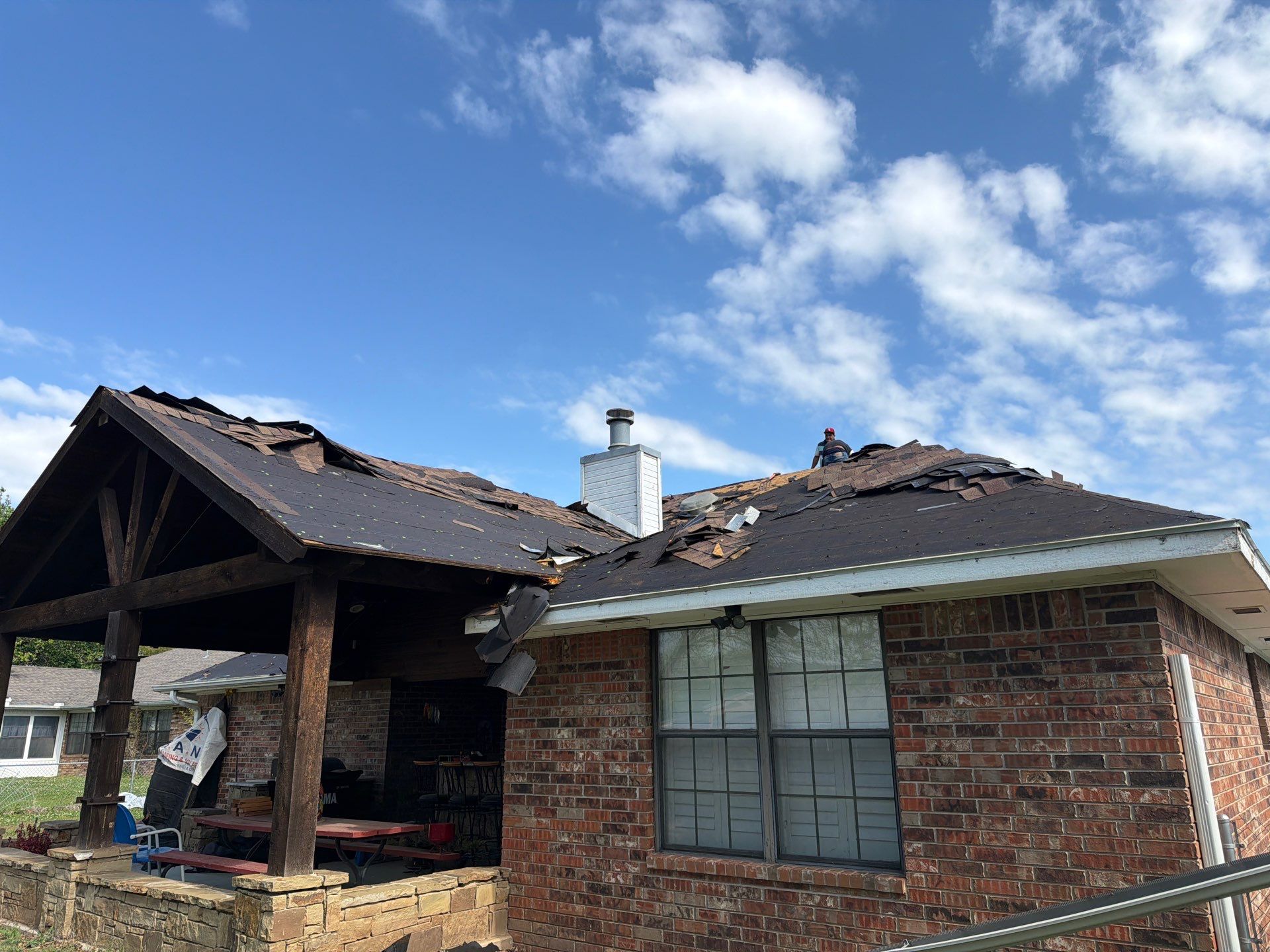 GAF Timberline Asphalt Shingle Roof Replacement in Sulphur, Oklahoma by BANA Roofing and Solar Supply