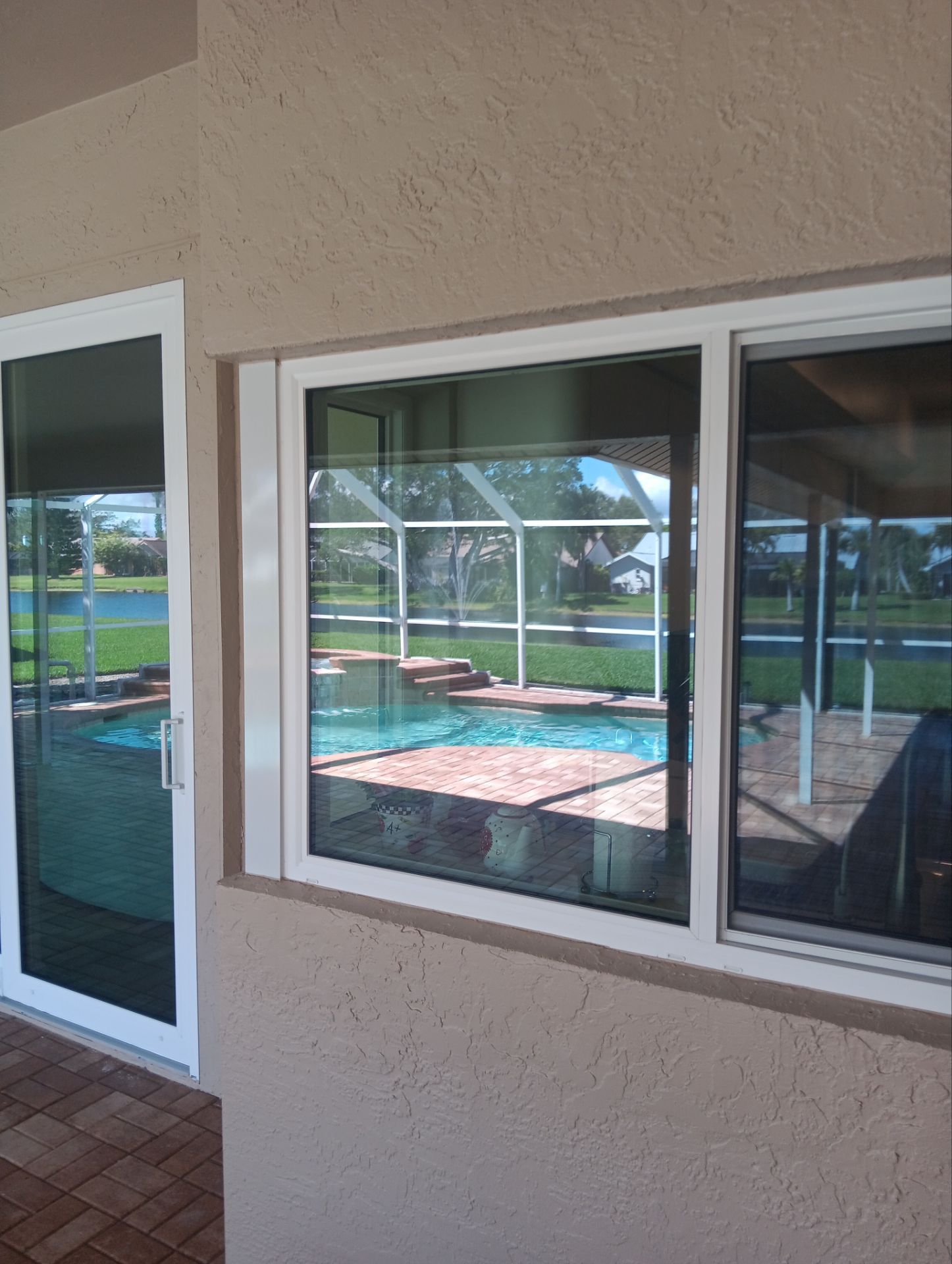 Window Installation using PGT Vinyl by Windows For Life 