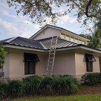 24ga 1.5" Mechanical Seam Dark Bronze by Total Roofing System The Metal Roof Experts