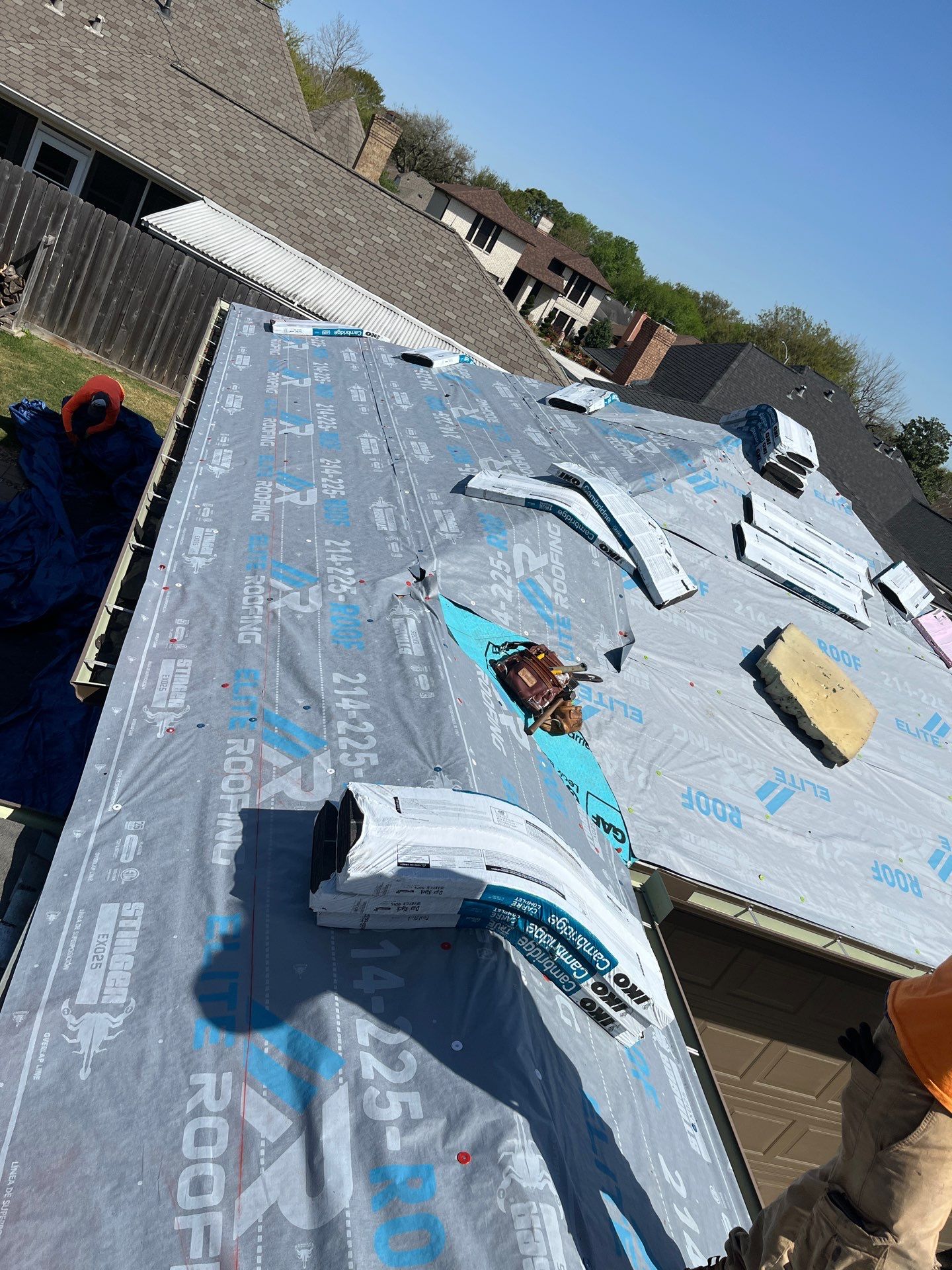 Residential Roof Replacement using IKO Cambridge Lifetime Shingle by Elite Roofing LLC