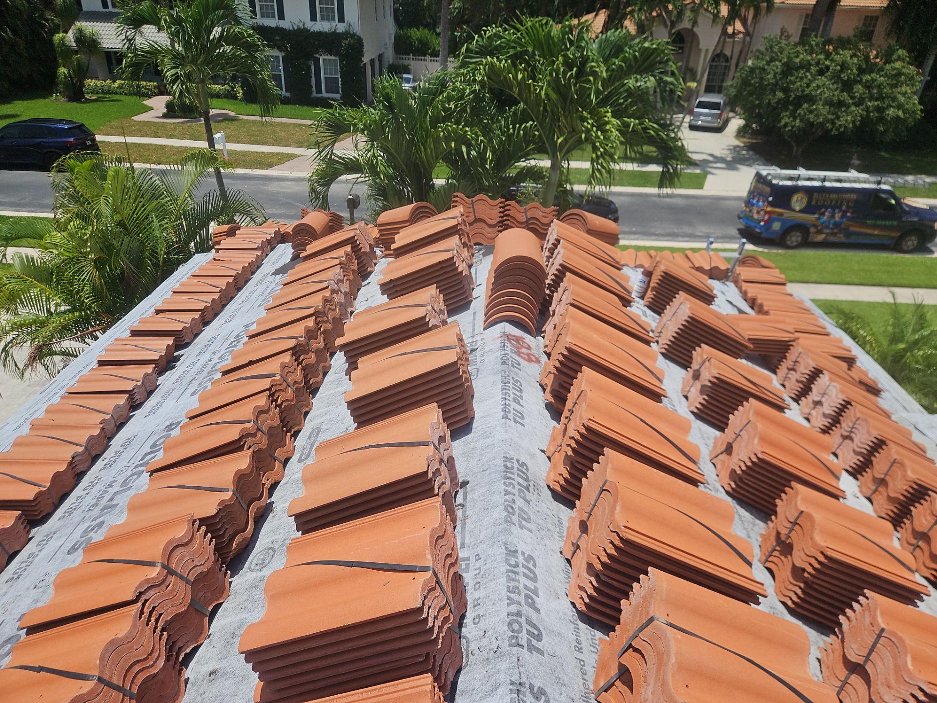 Residential Roofing Installation using WestLake Roofing Tile by BLUES BROTHERS ROOFING