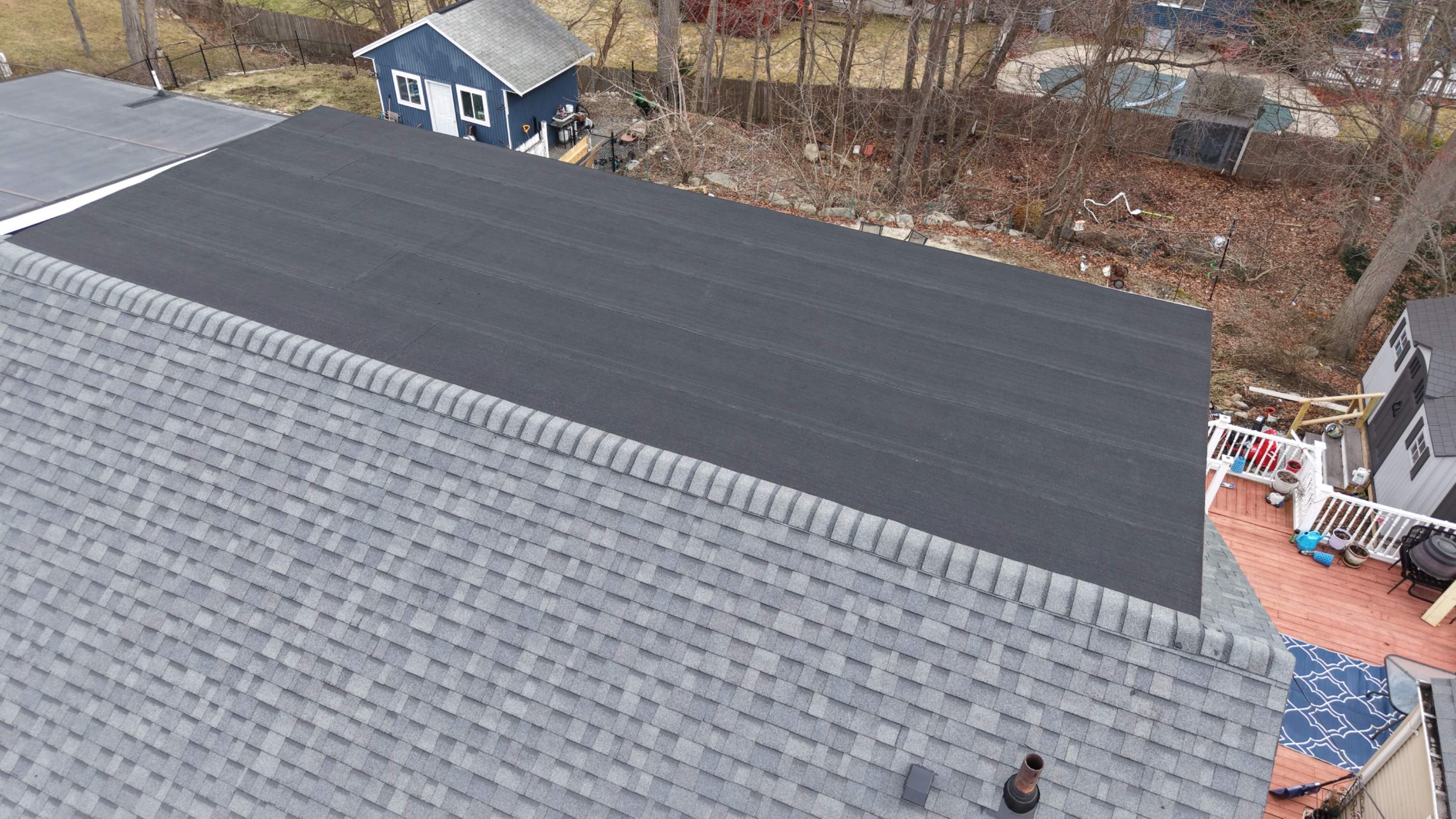 Major Roof Overhaul in Lynn, MA – Full Replacement, Skylight Removal, Gutters & Custom Flashing by JOHNNYS PRO