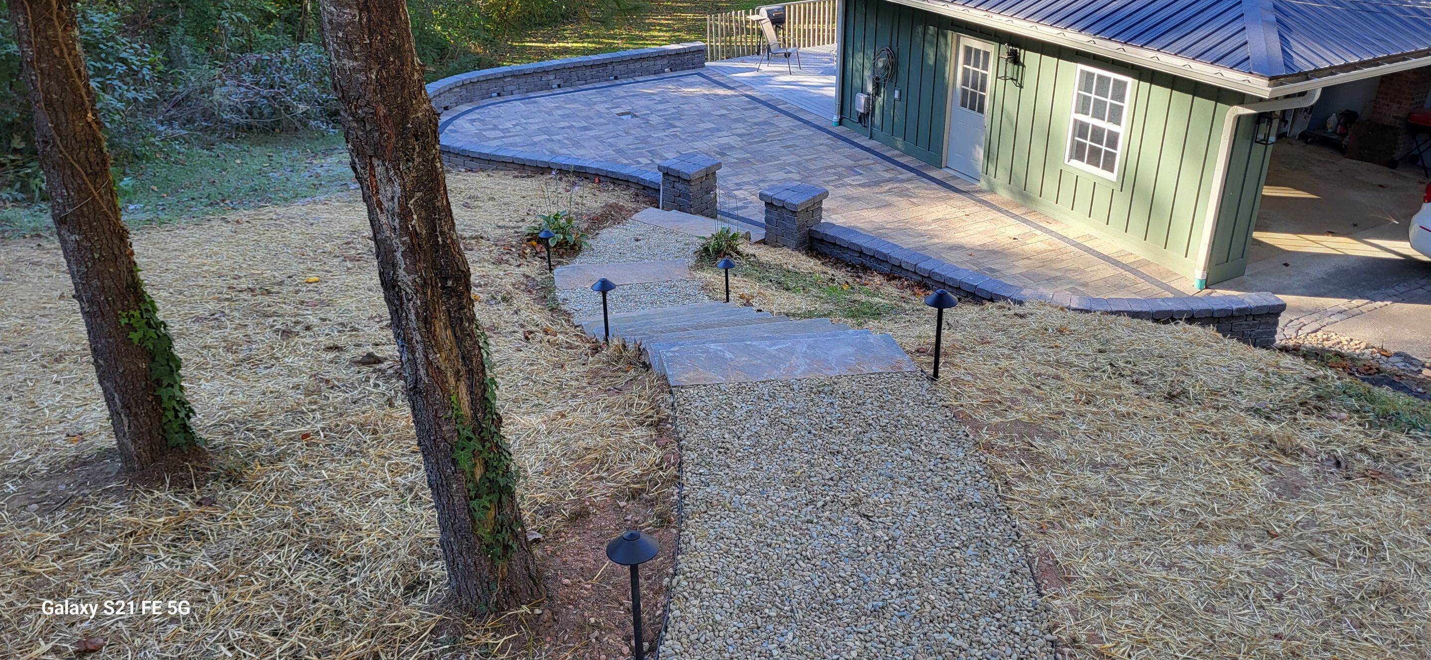 Patio & Fire Pit Retreat by B&B Landscaping