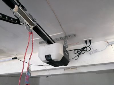 New Sectional Garage Door and LiftMaster Opener Installation in Akron