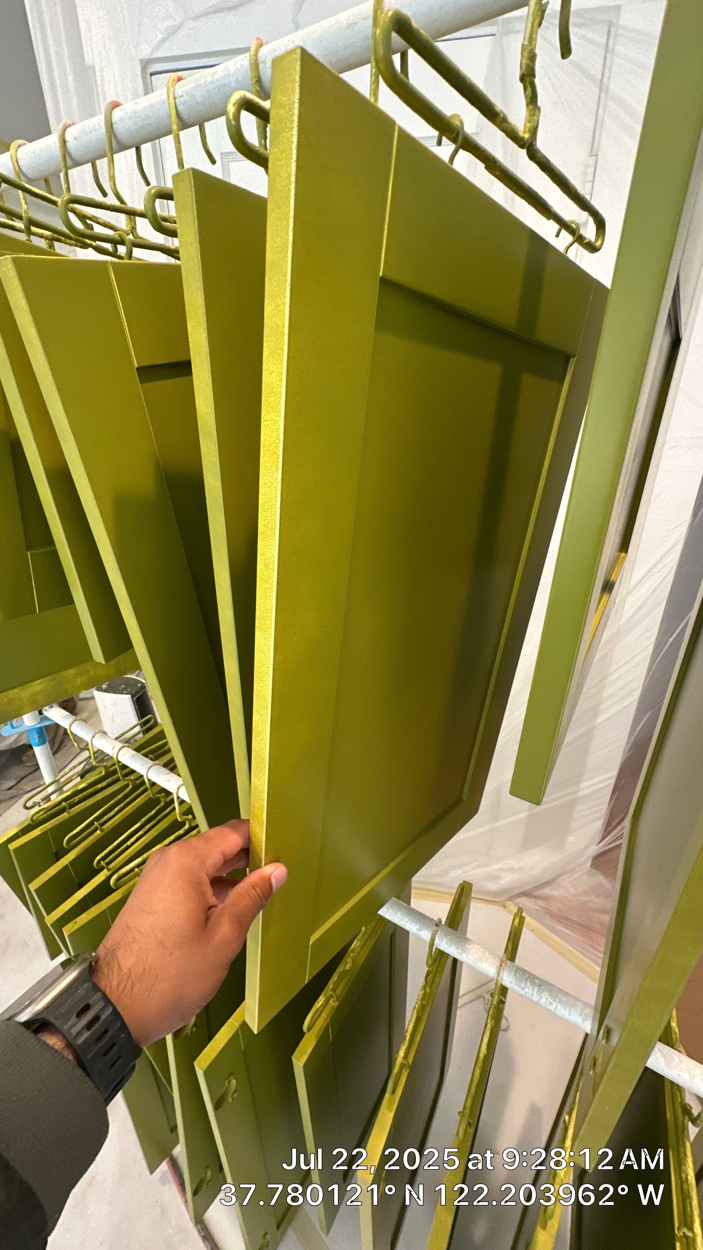 Custom Cabinet Painting  by Herrera’s Bay Area Painting inc.