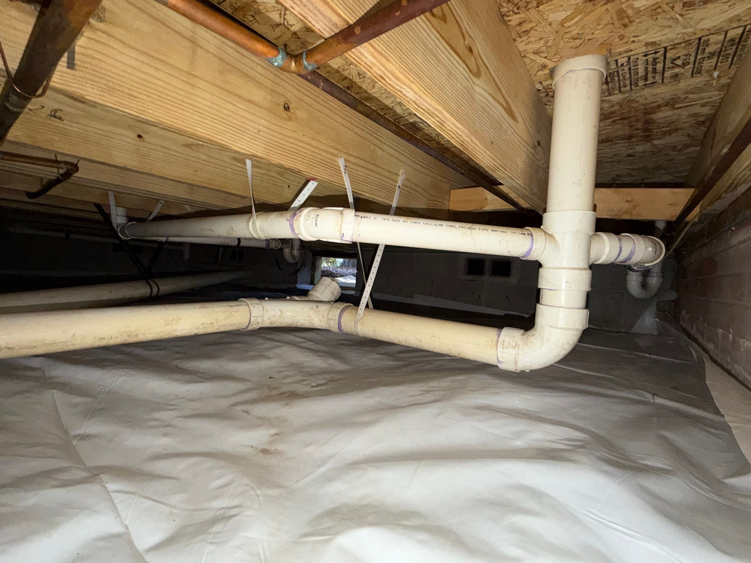 Project in Smithfield by Patriot Crawl Space Repairs